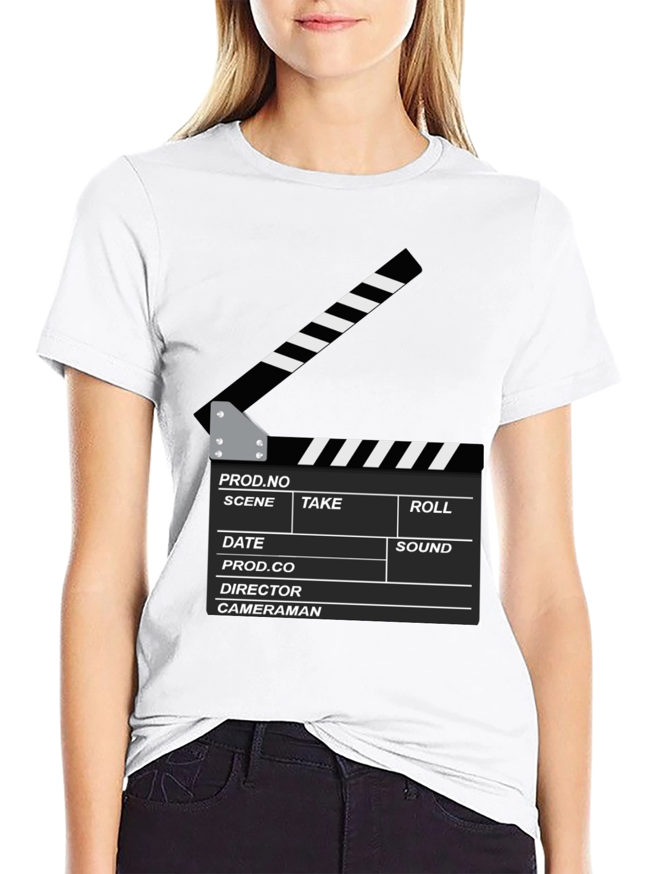 Film Slate Graphic T-Shirt - Movie Lover Tee