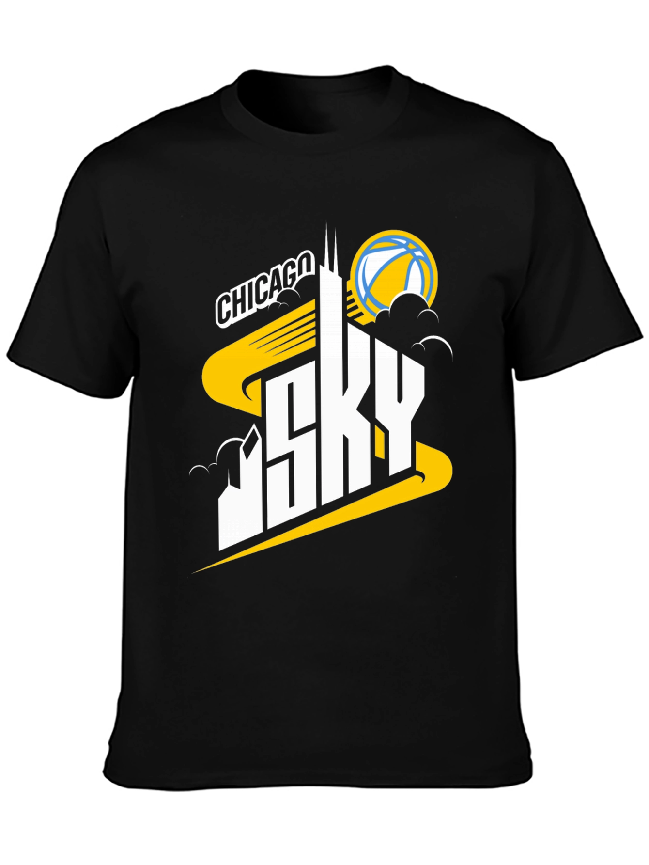 Chicago Sky Basketball Graphic T-Shirt