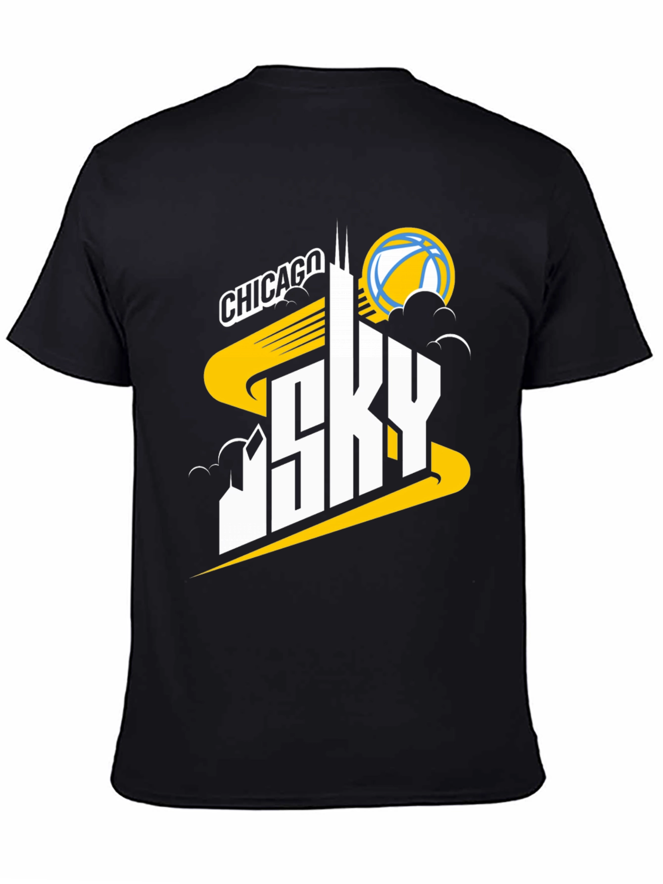 Chicago Sky Basketball Graphic T-Shirt