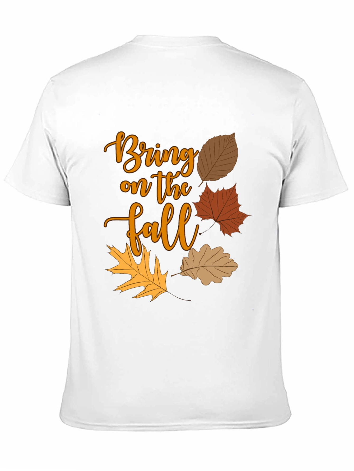 Bring on the Fall T-Shirt - Autumn Leaves Design