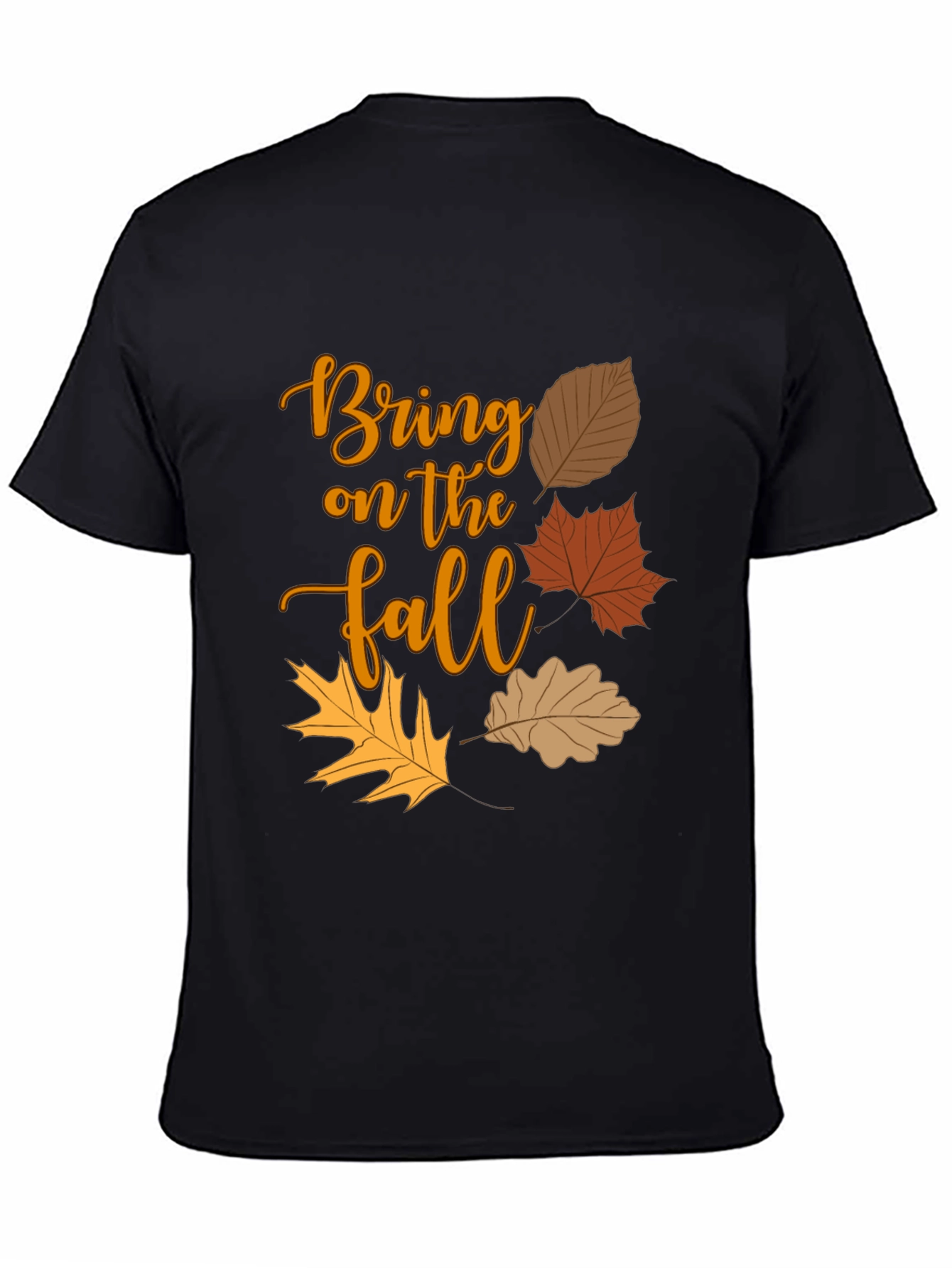 Bring on the Fall T-Shirt - Autumn Leaves Design