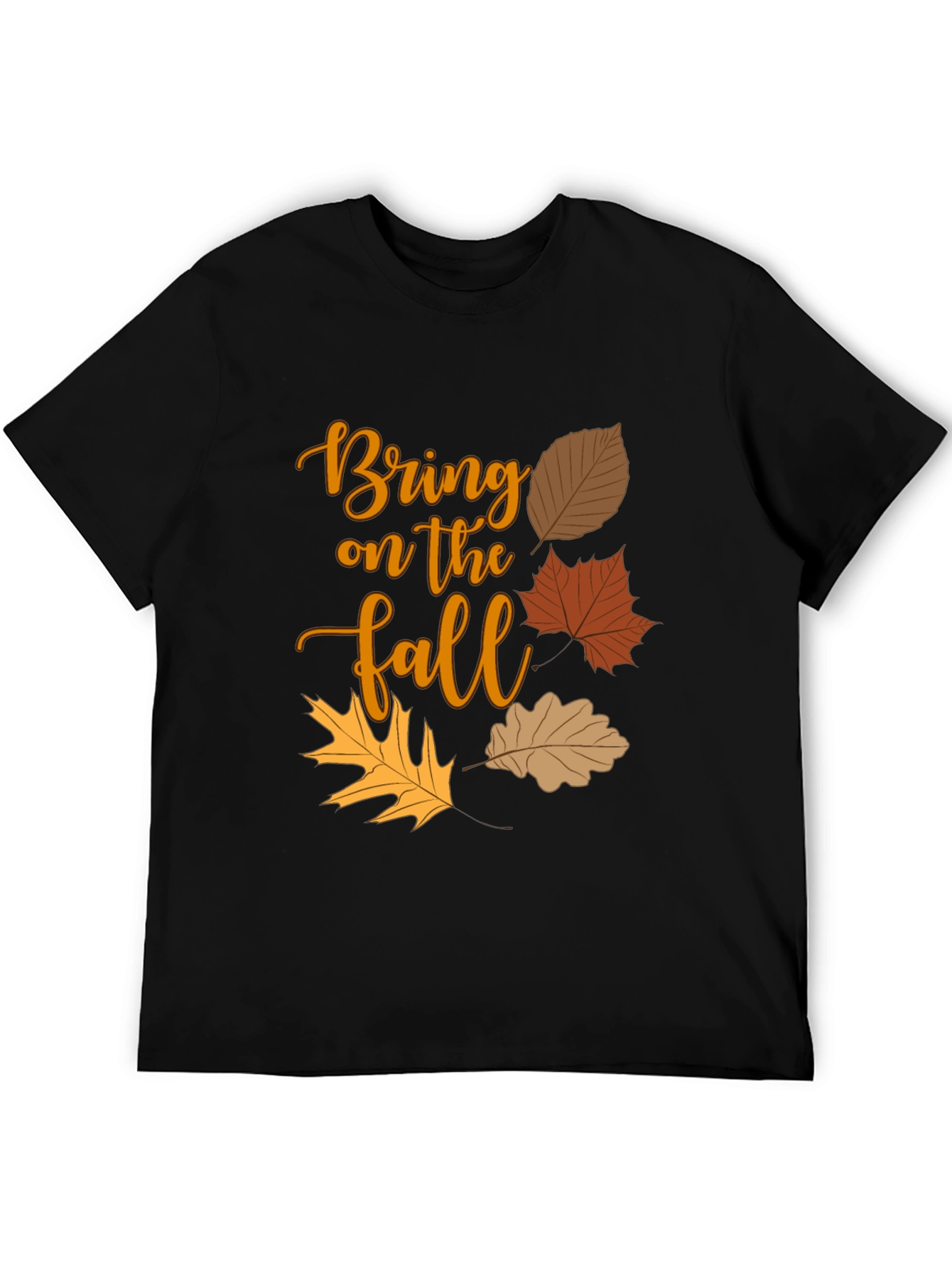 Bring on the Fall T-Shirt - Autumn Leaves Design