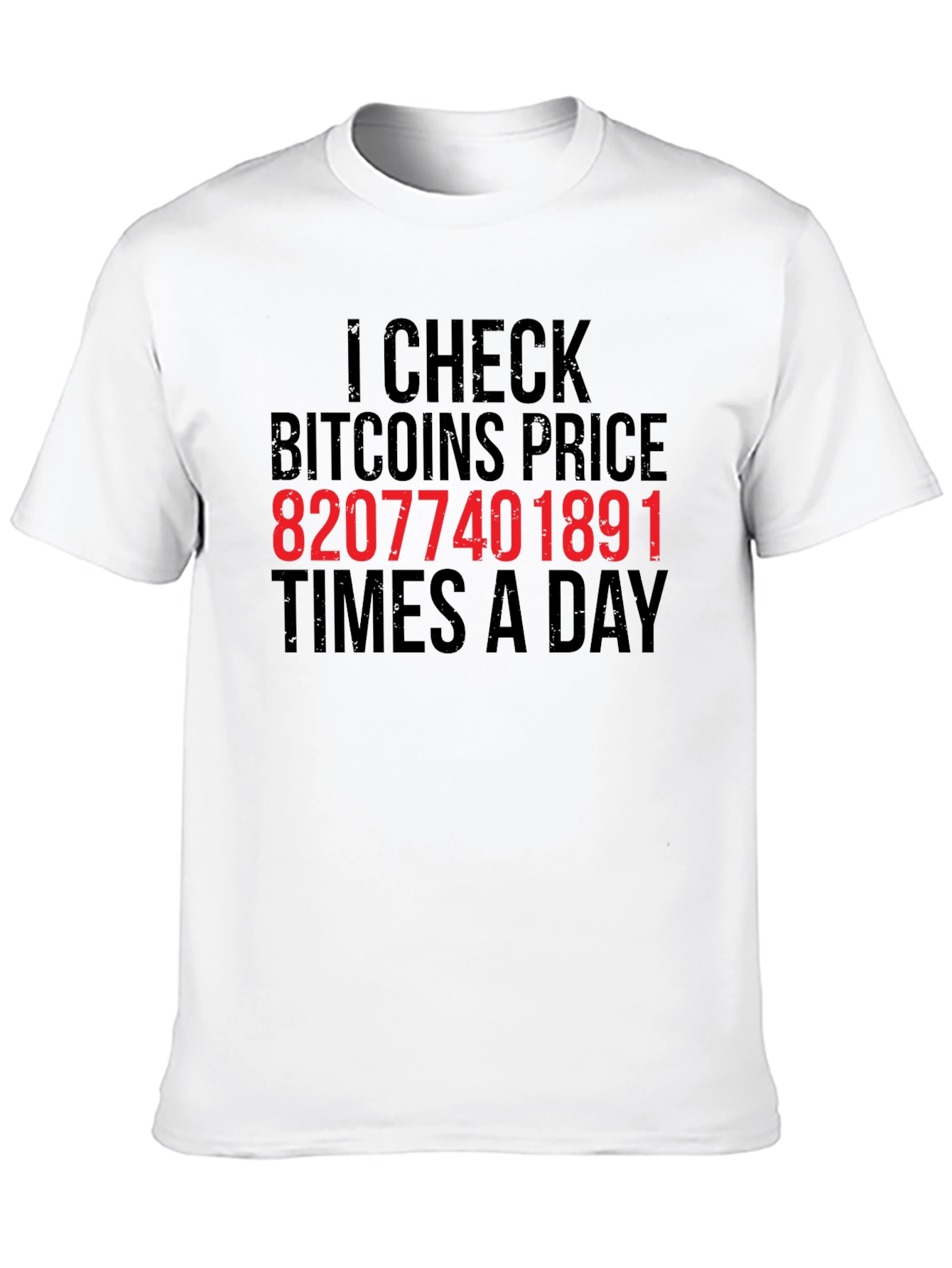 Bitcoin Price Check T-Shirt - Crypto Trader Tee