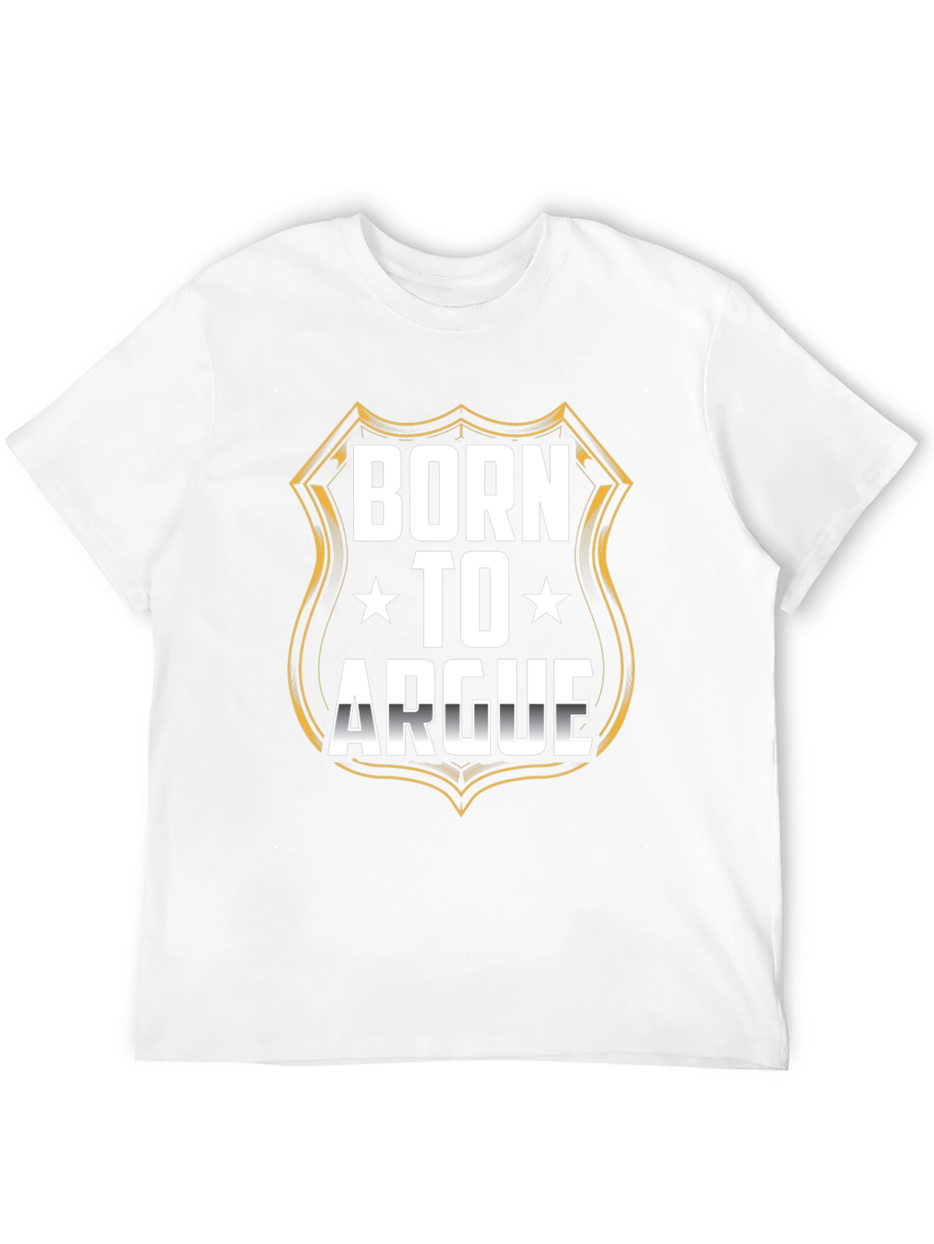 Born to Argue Graphic Tee - Black T-Shirt