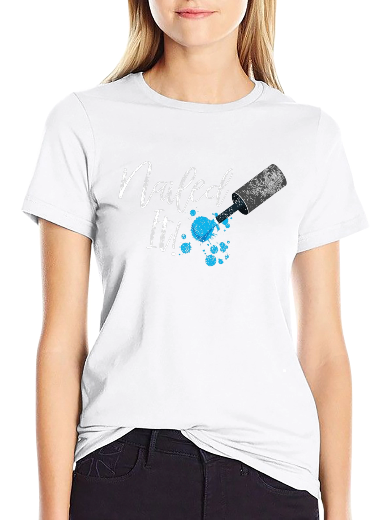 Nailed It T-Shirt Nail Polish Fashion Tee