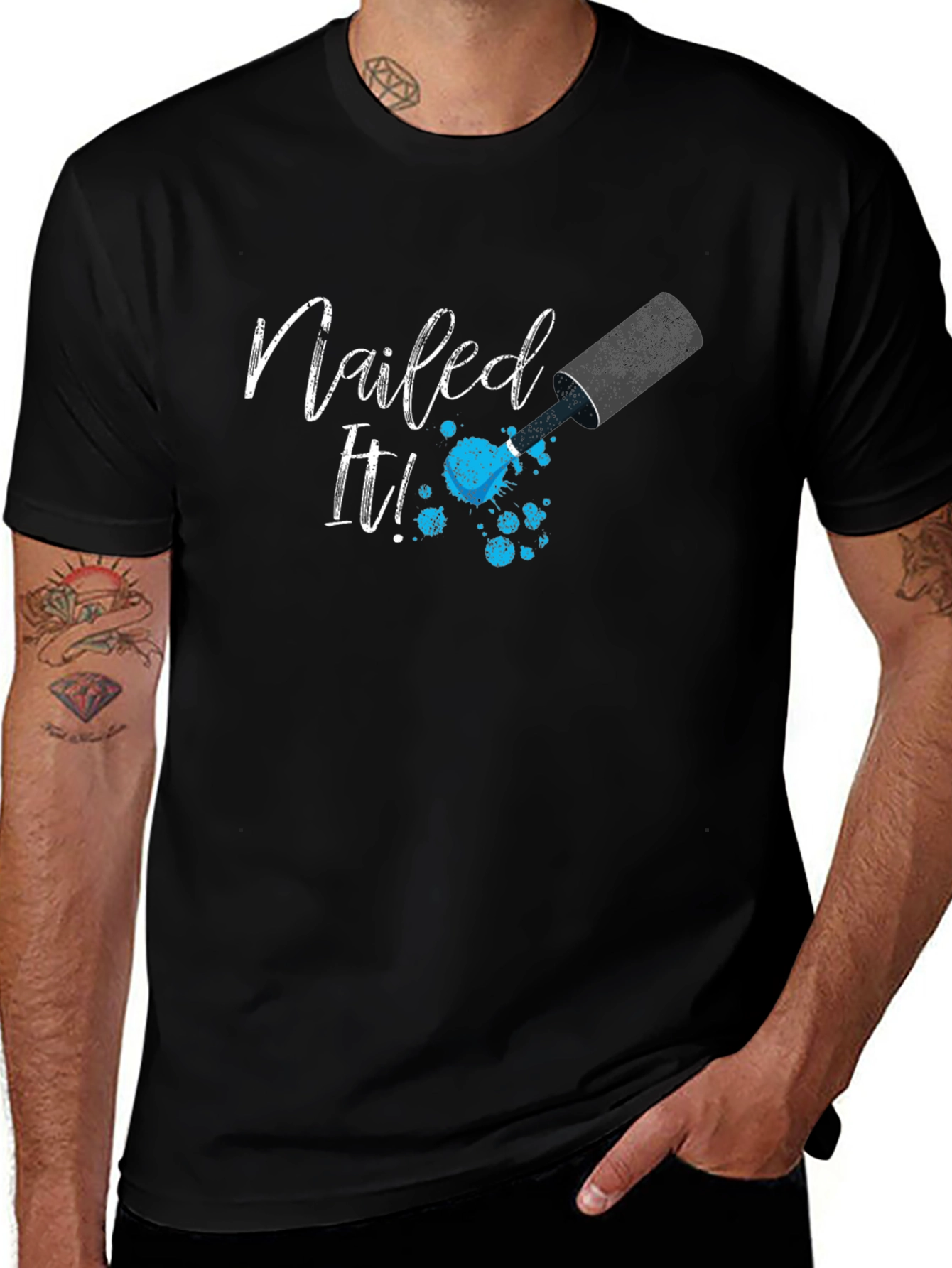 Nailed It T-Shirt Nail Polish Fashion Tee