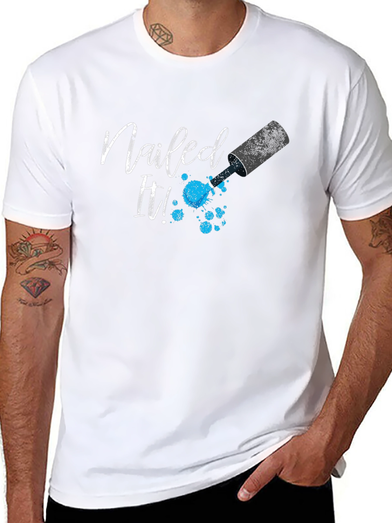 Nailed It T-Shirt Nail Polish Fashion Tee