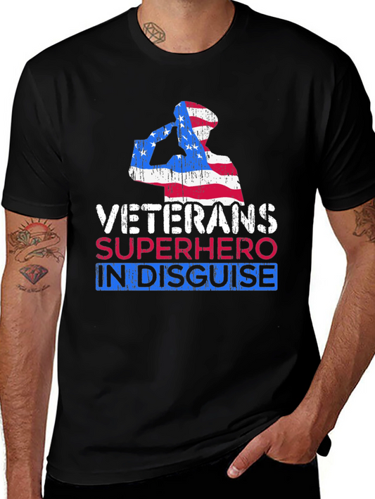 Veterans Superhero in Disguise Graphic Tee
