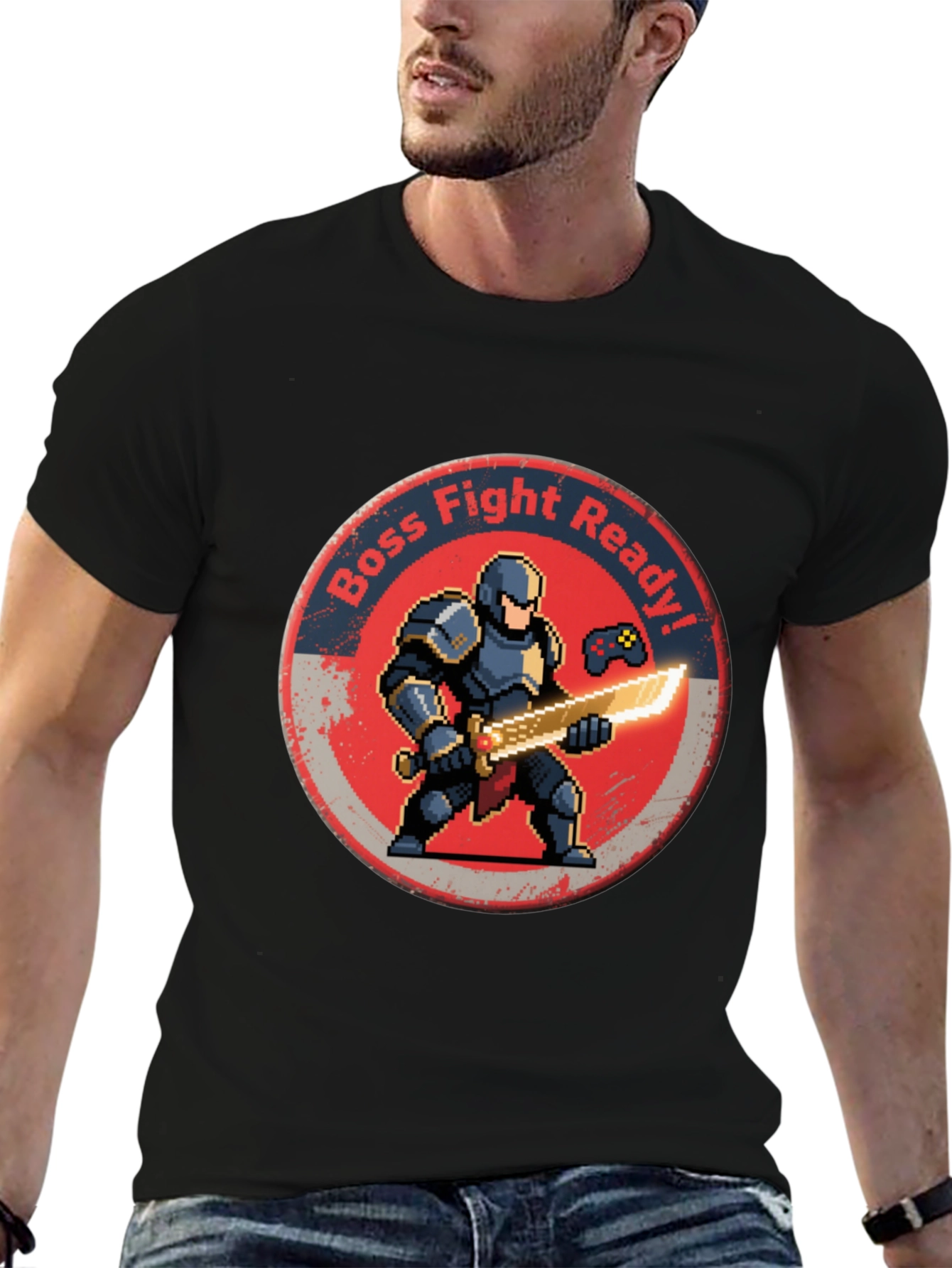 Boss Fight Ready! Graphic T-Shirt