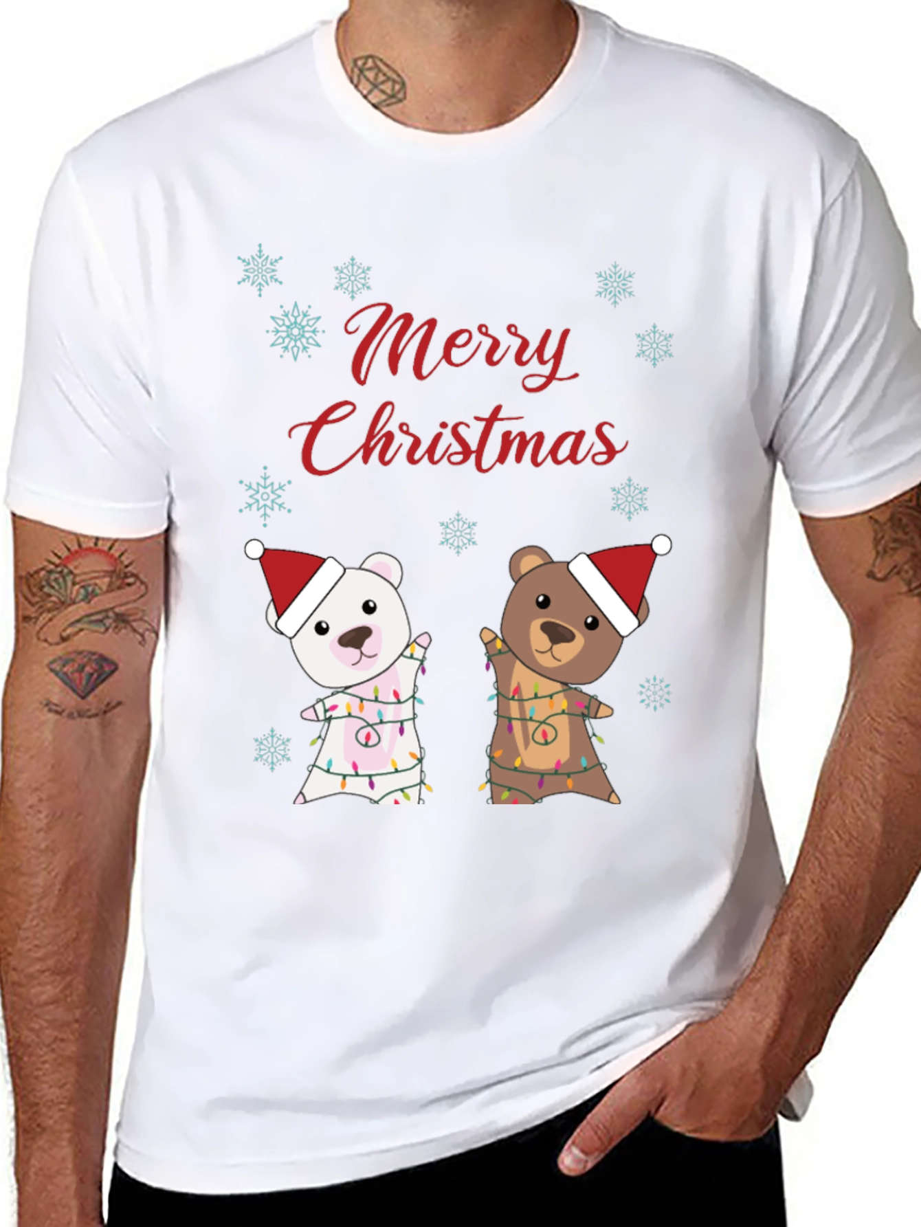 Merry Christmas Bear T-Shirt