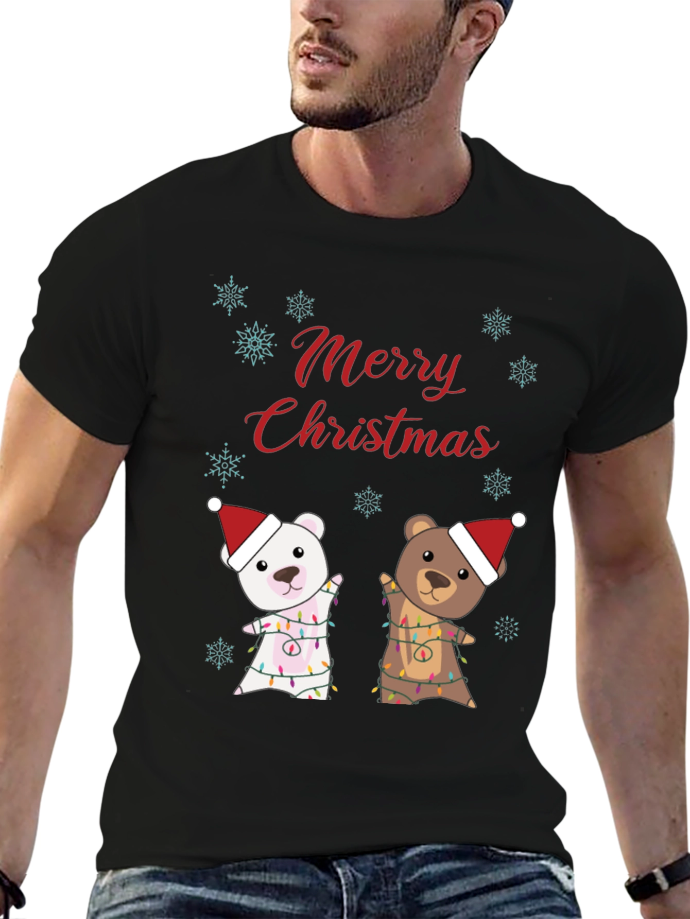 Merry Christmas Bear T-Shirt