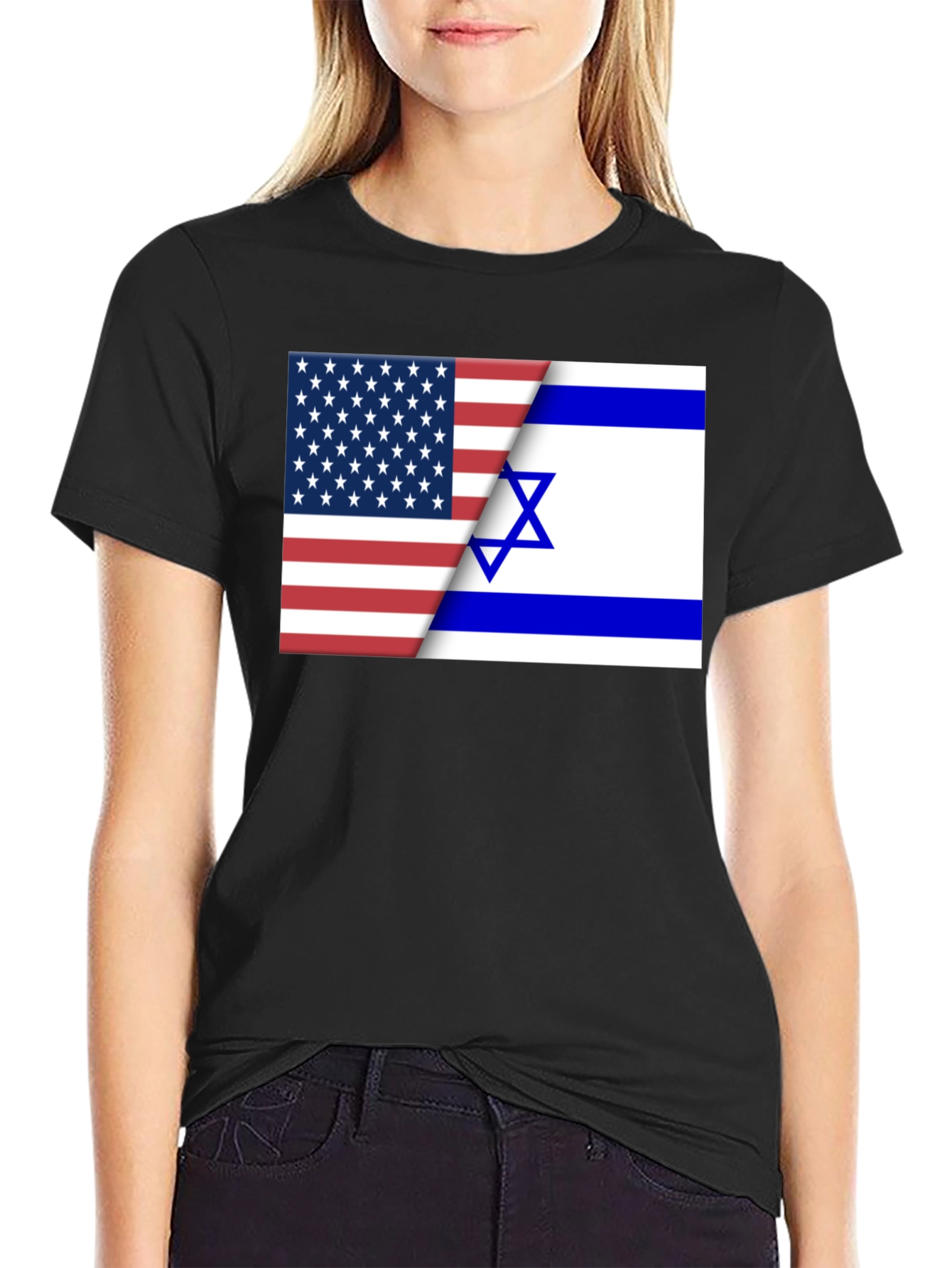 USA & Israel Flag T-Shirt