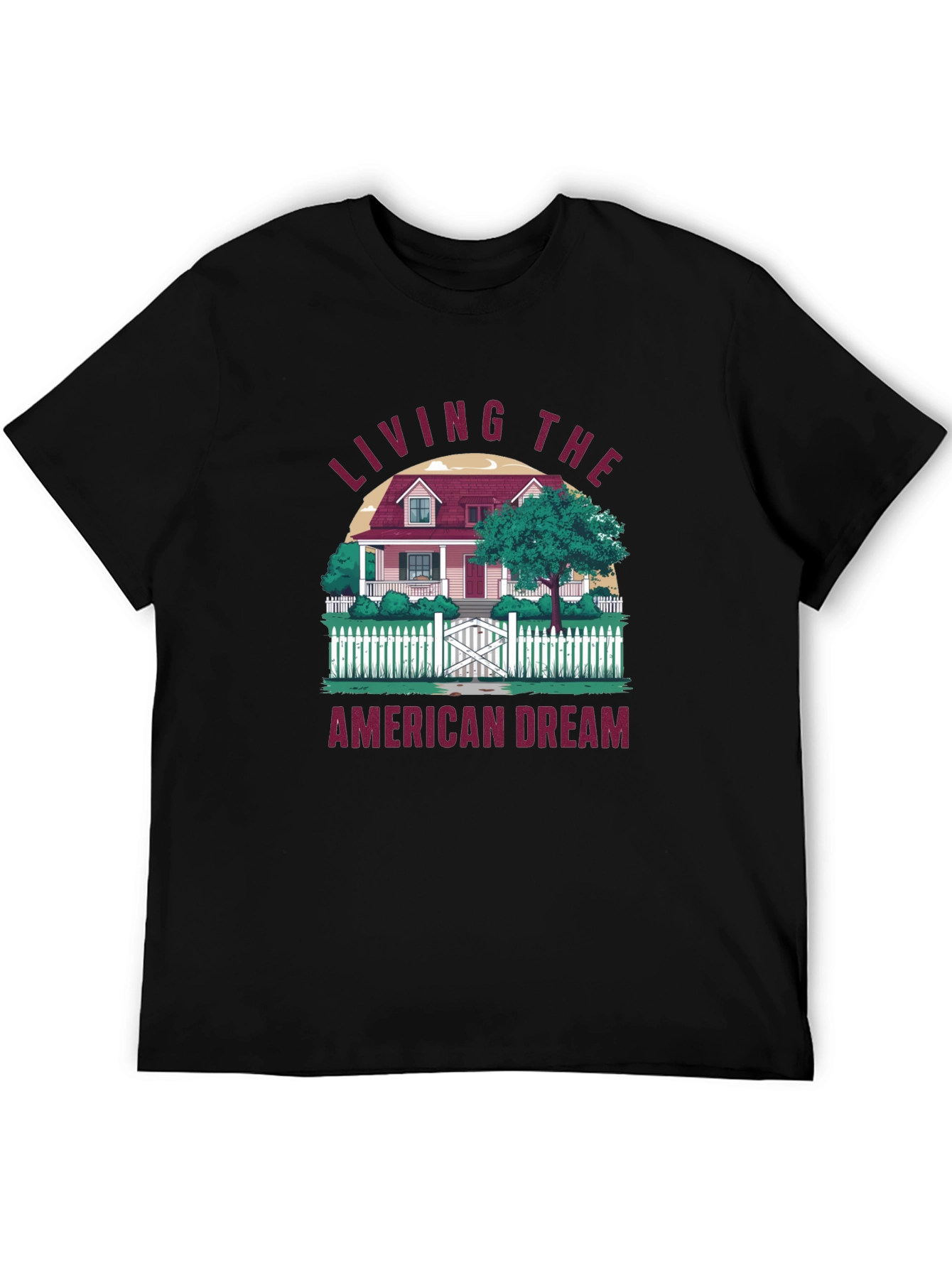 Living The American Dream Graphic T-Shirt