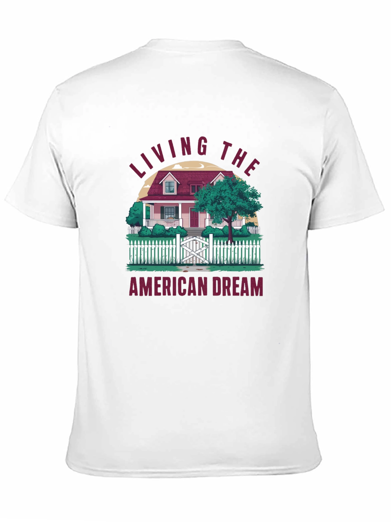 Living The American Dream Graphic T-Shirt