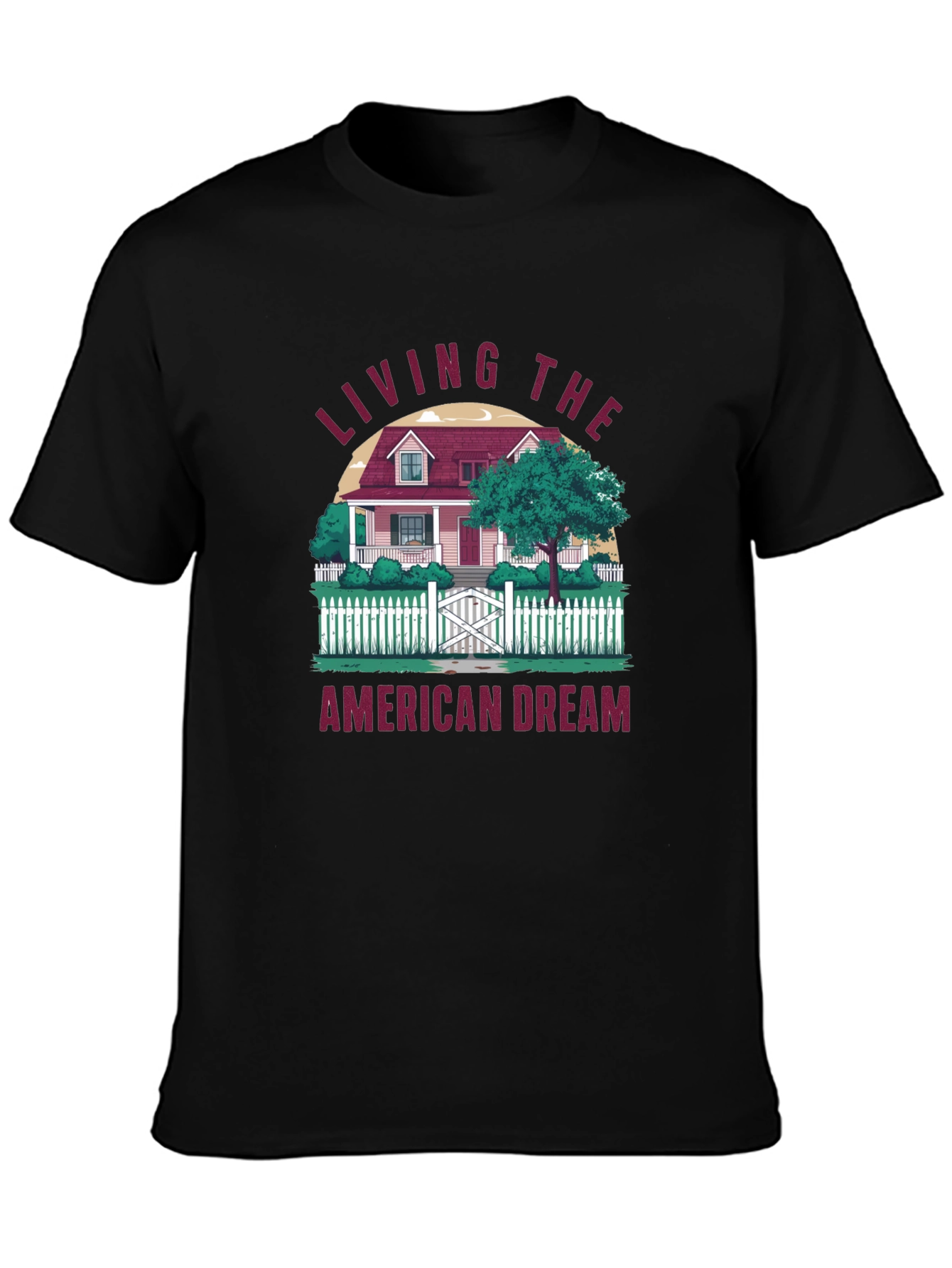 Living The American Dream Graphic T-Shirt