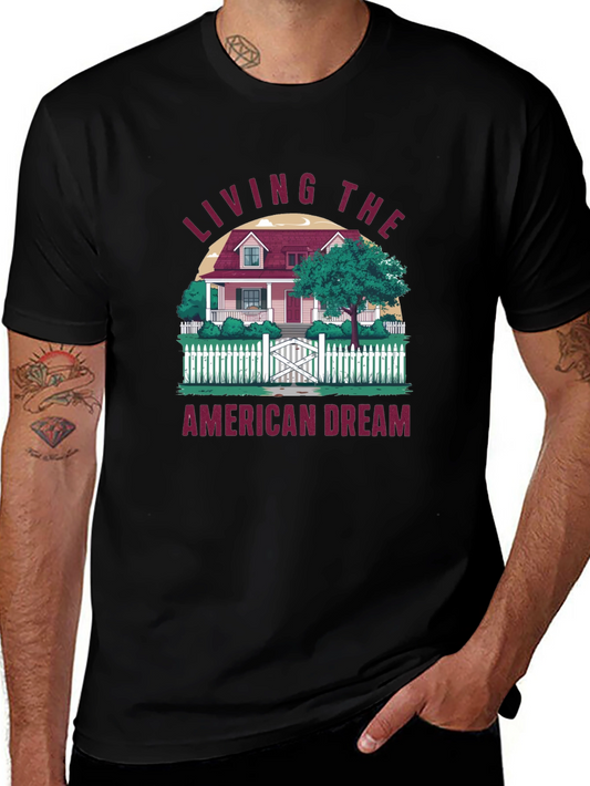 Living The American Dream Graphic T-Shirt