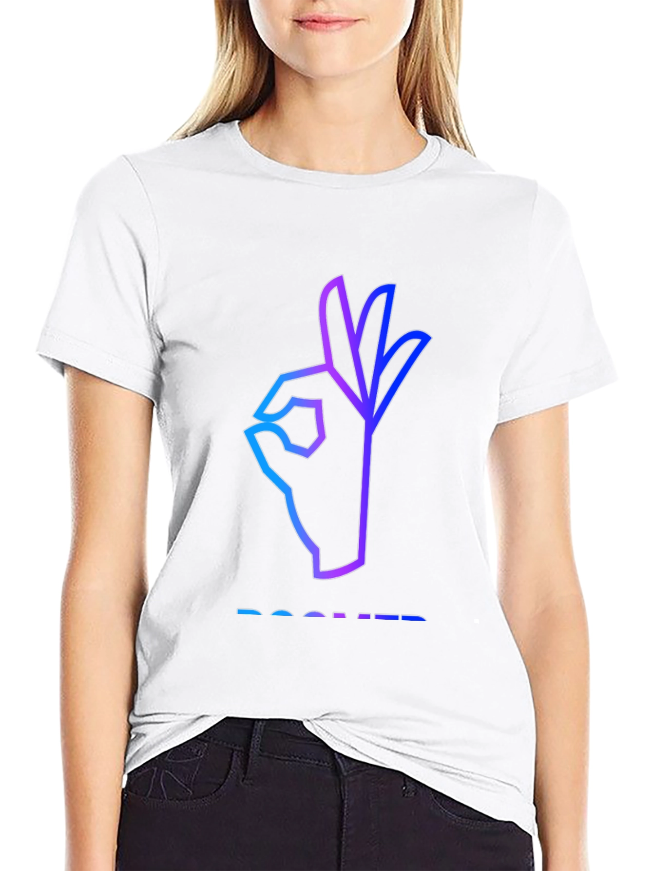 Ok Hand Symbol T-Shirt - Modern Graphic Tee