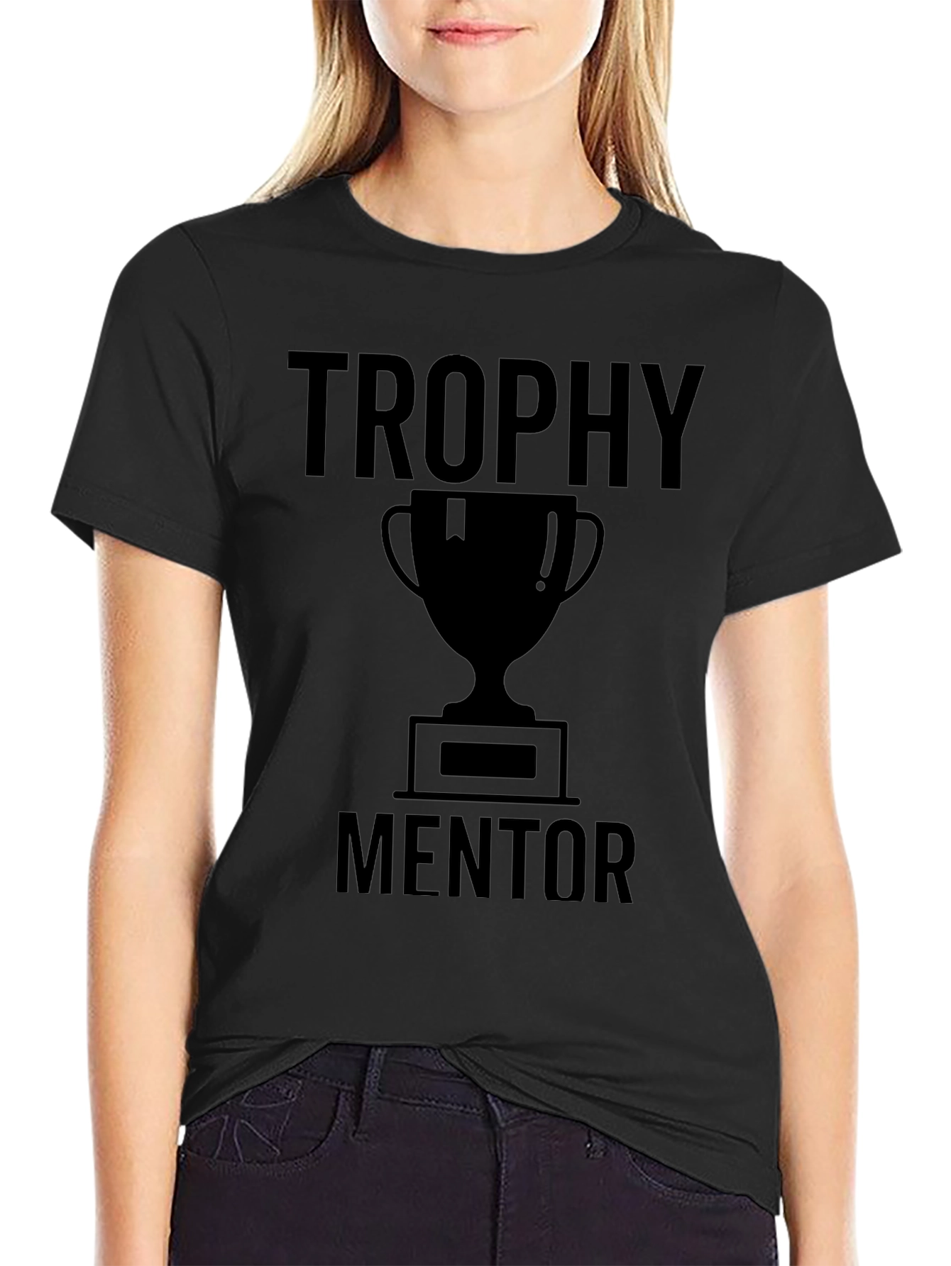 Trophy Mentor T-Shirt - Achievement & Guidance