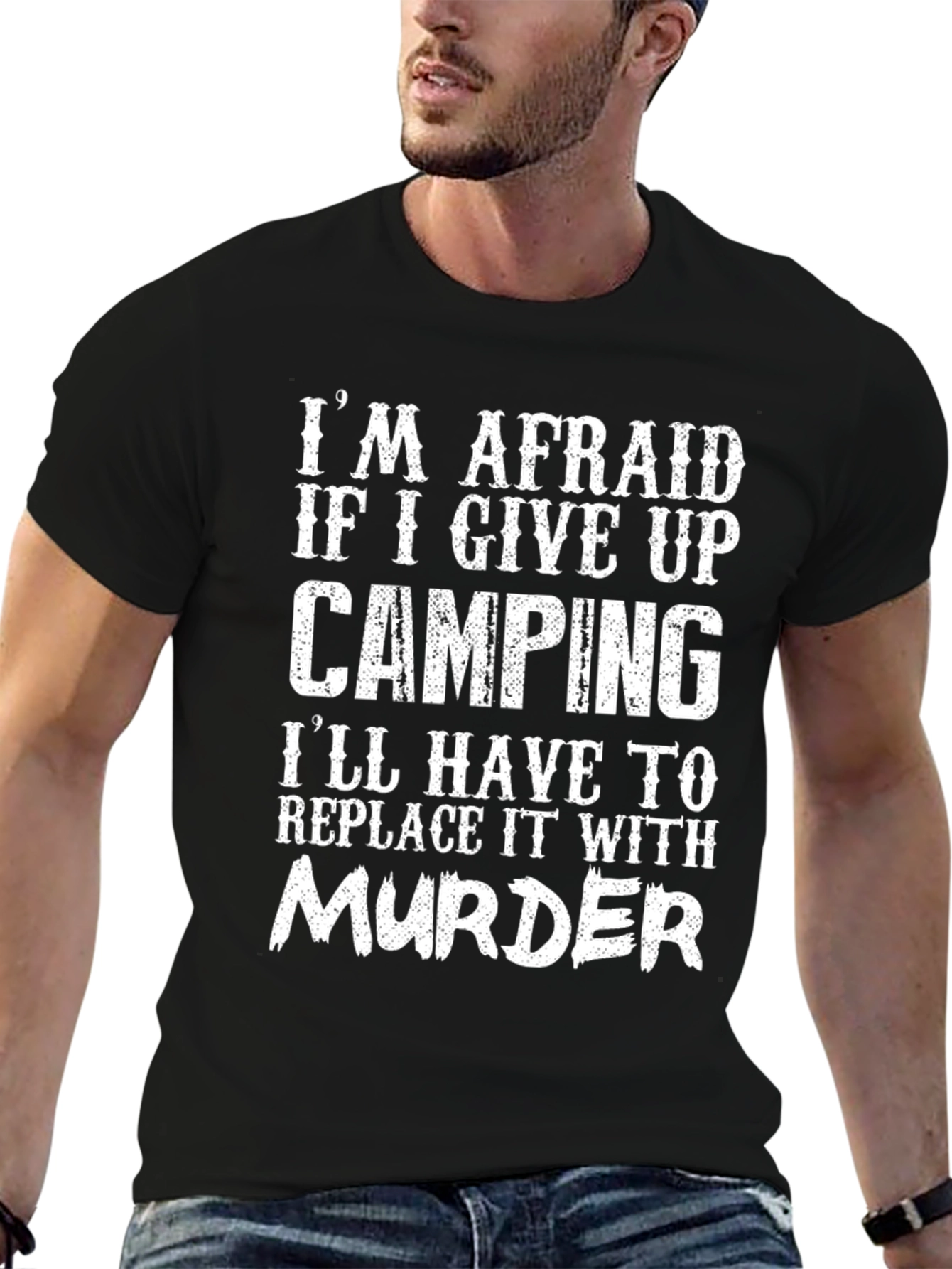 Funny Camping T-Shirt - Murder Alternative Tee