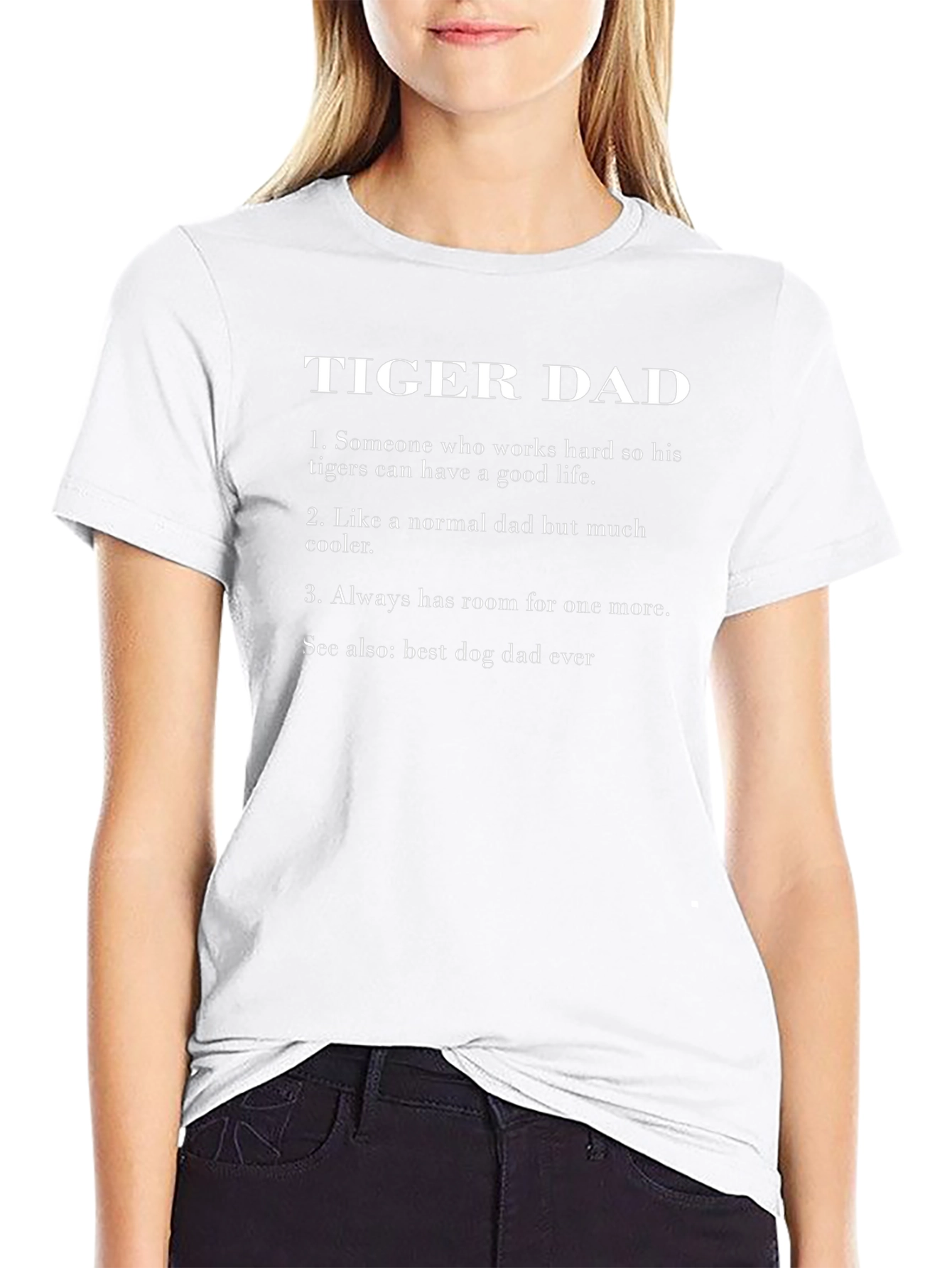 Tiger Dad Graphic T-Shirt - Cool Fathers Day Tee