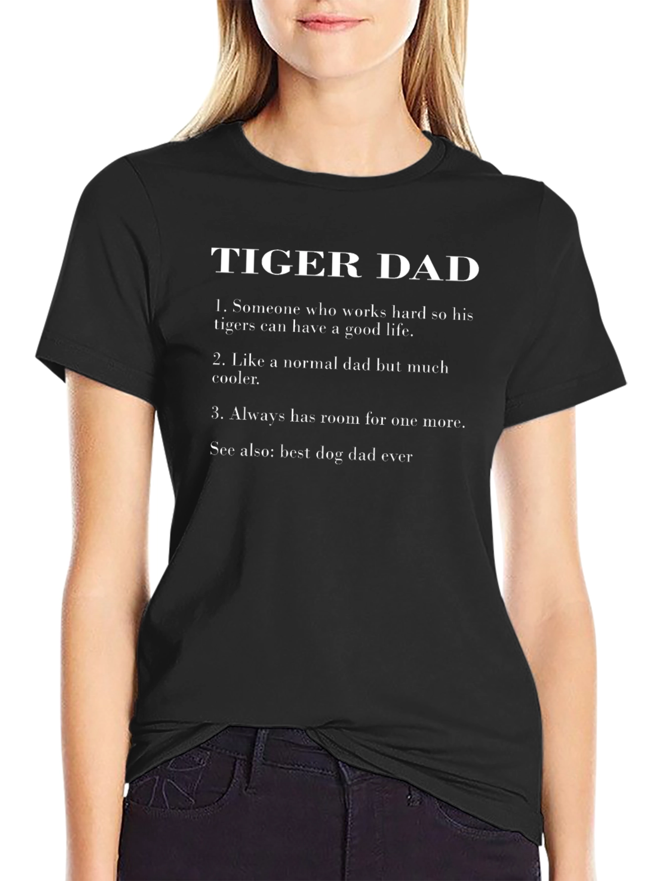 Tiger Dad Graphic T-Shirt - Cool Fathers Day Tee