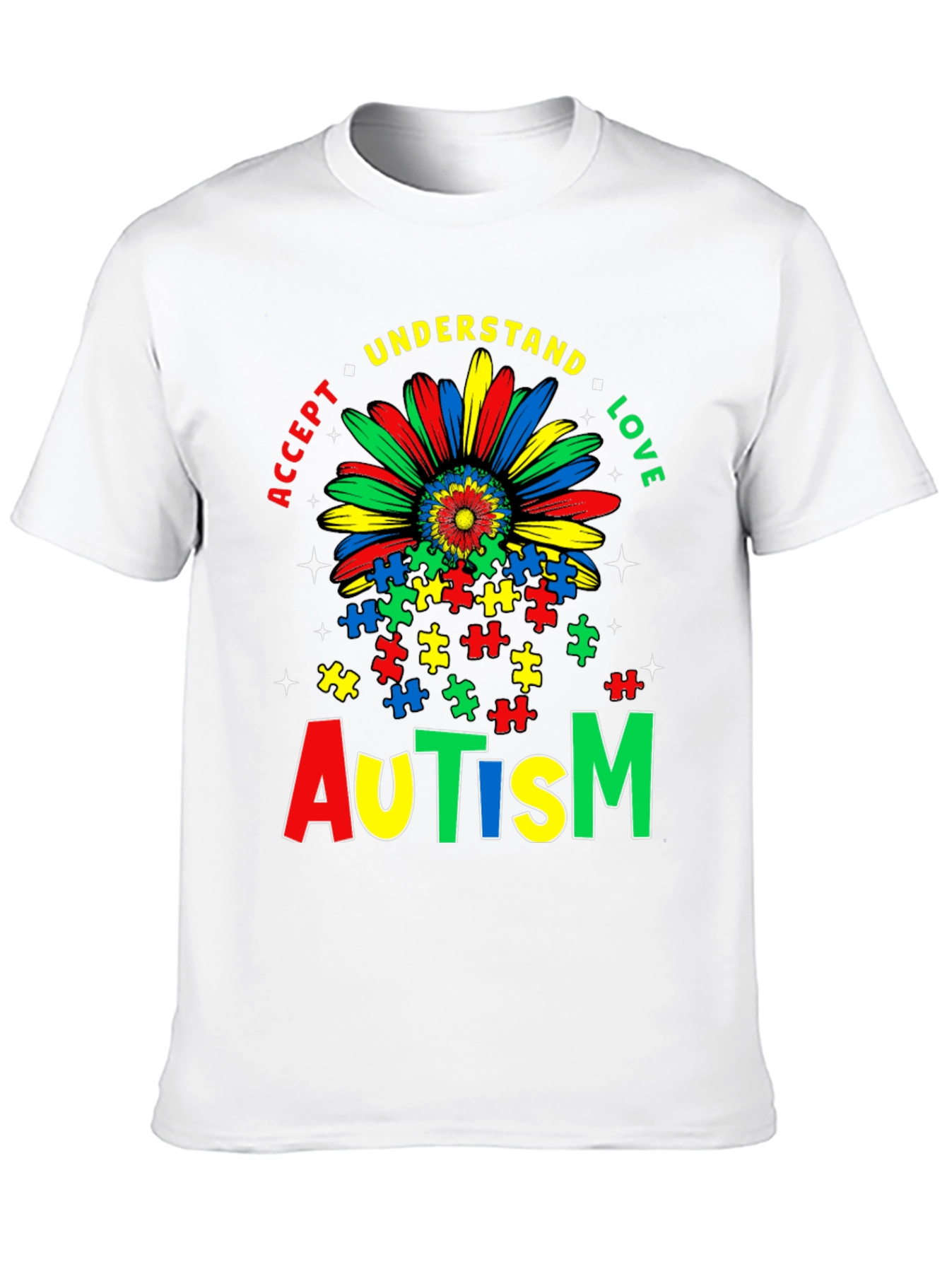 Autism Awareness T-Shirt: Accept Understand Love