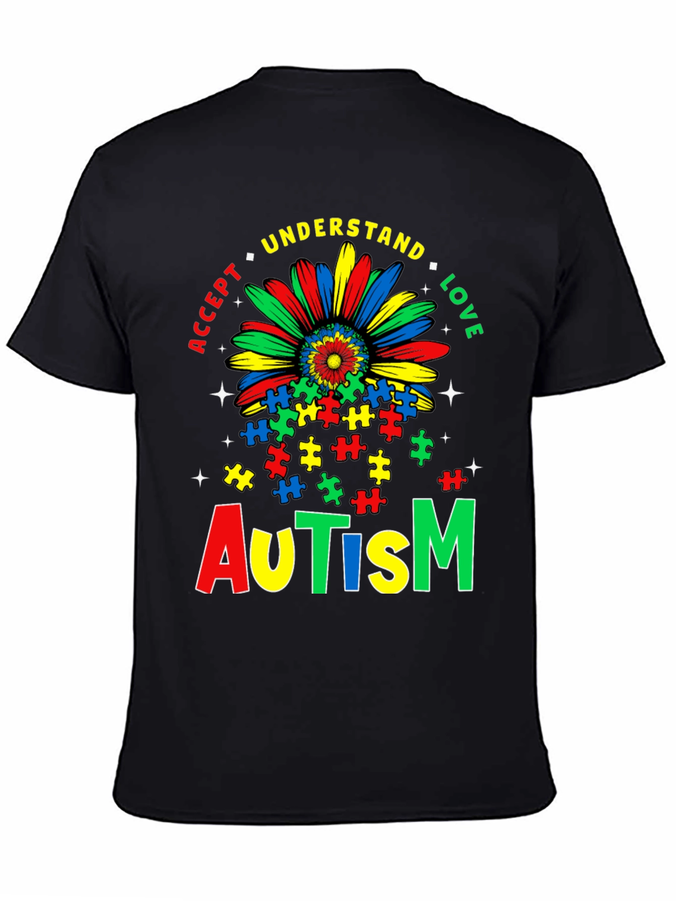 Autism Awareness T-Shirt: Accept Understand Love