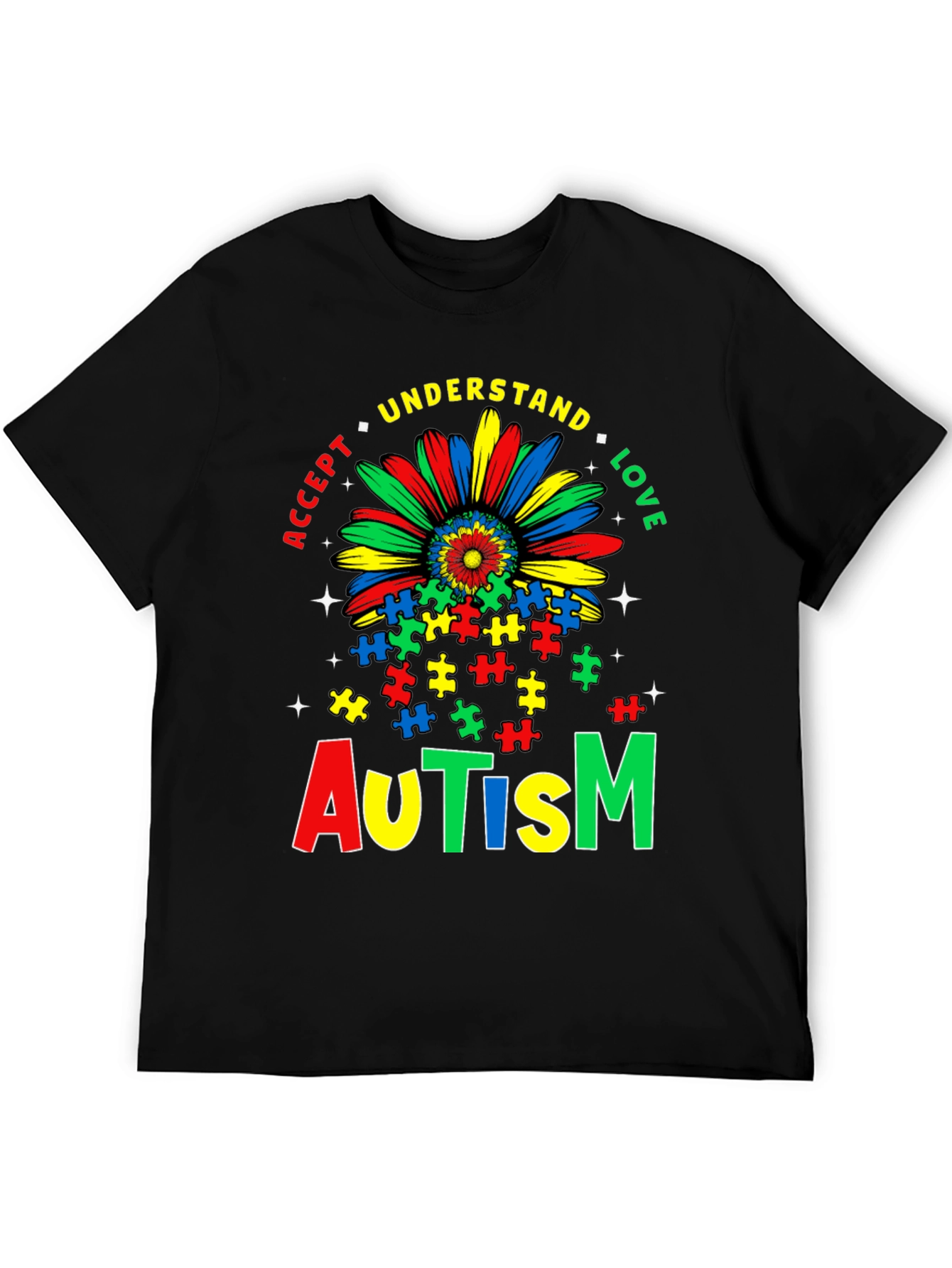 Autism Awareness T-Shirt: Accept Understand Love