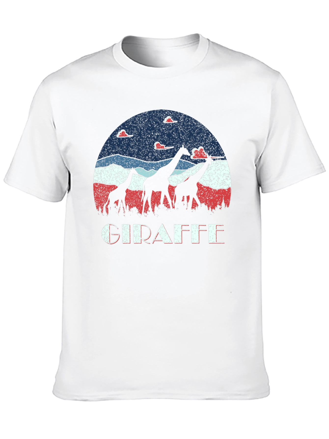 Giraffe Silhouette Graphic Tee