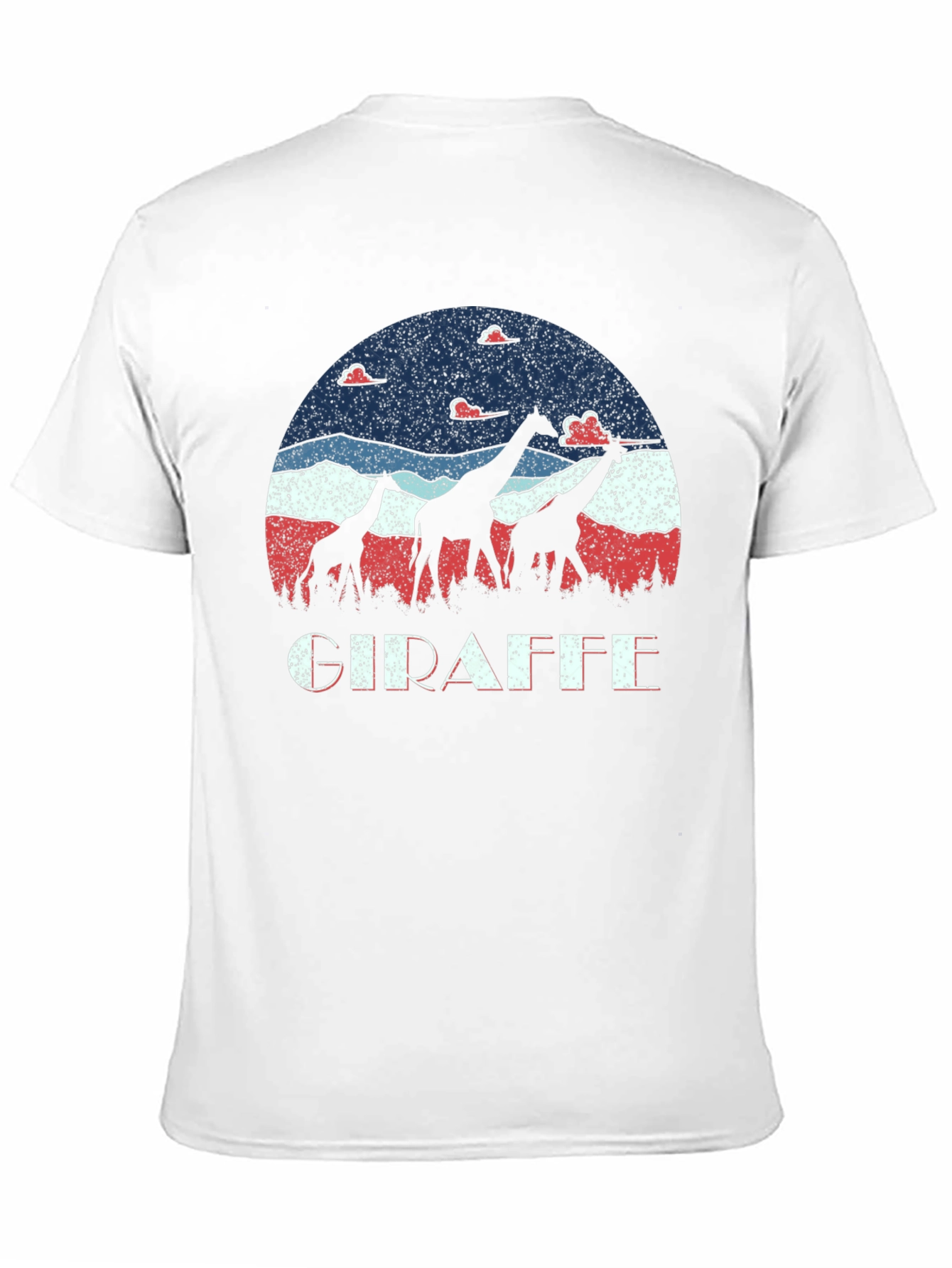 Giraffe Silhouette Graphic Tee