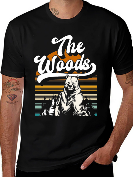 The Woods Bear Graphic T-Shirt