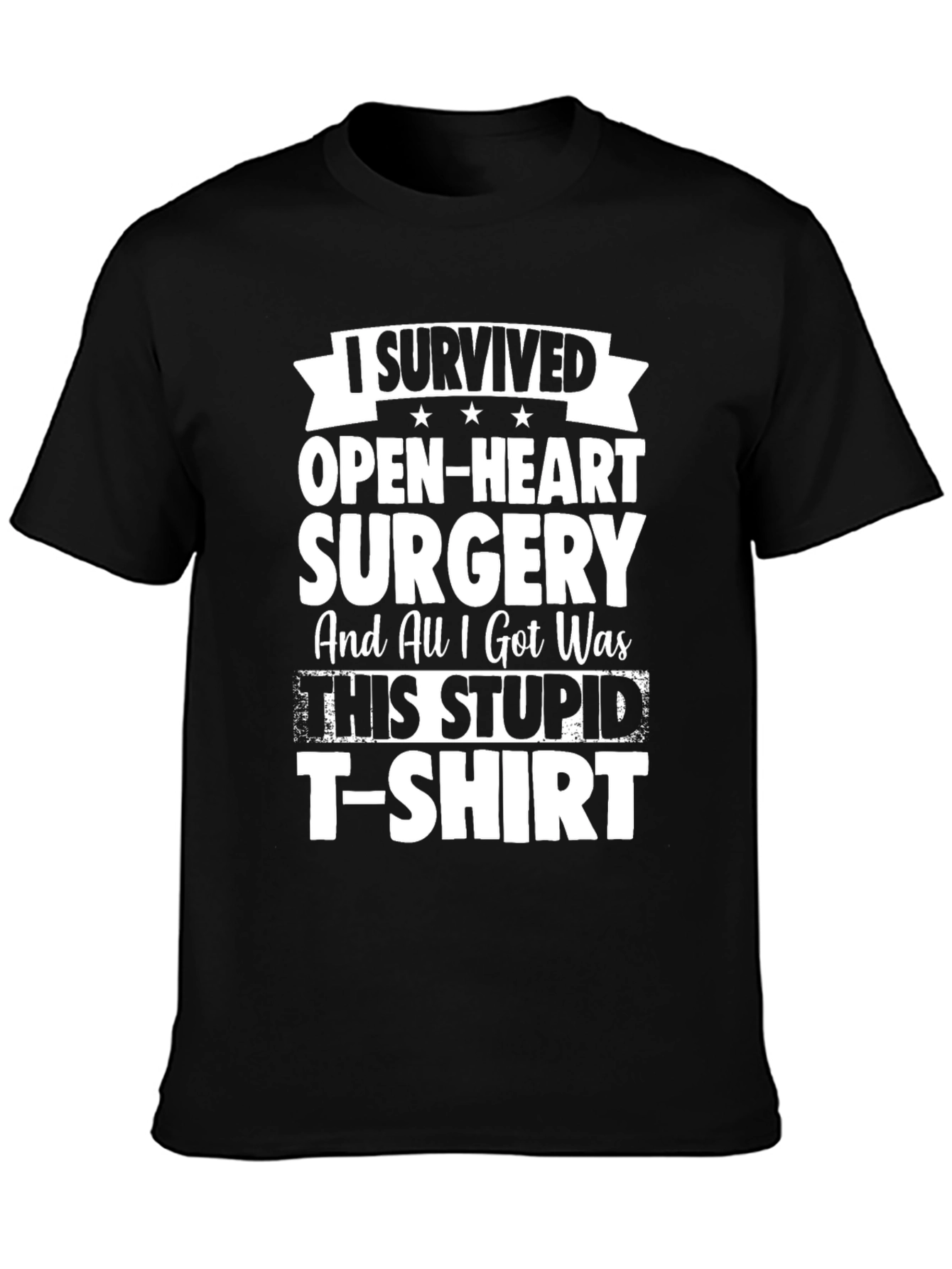 I Survived Open Heart Surgery T-Shirt