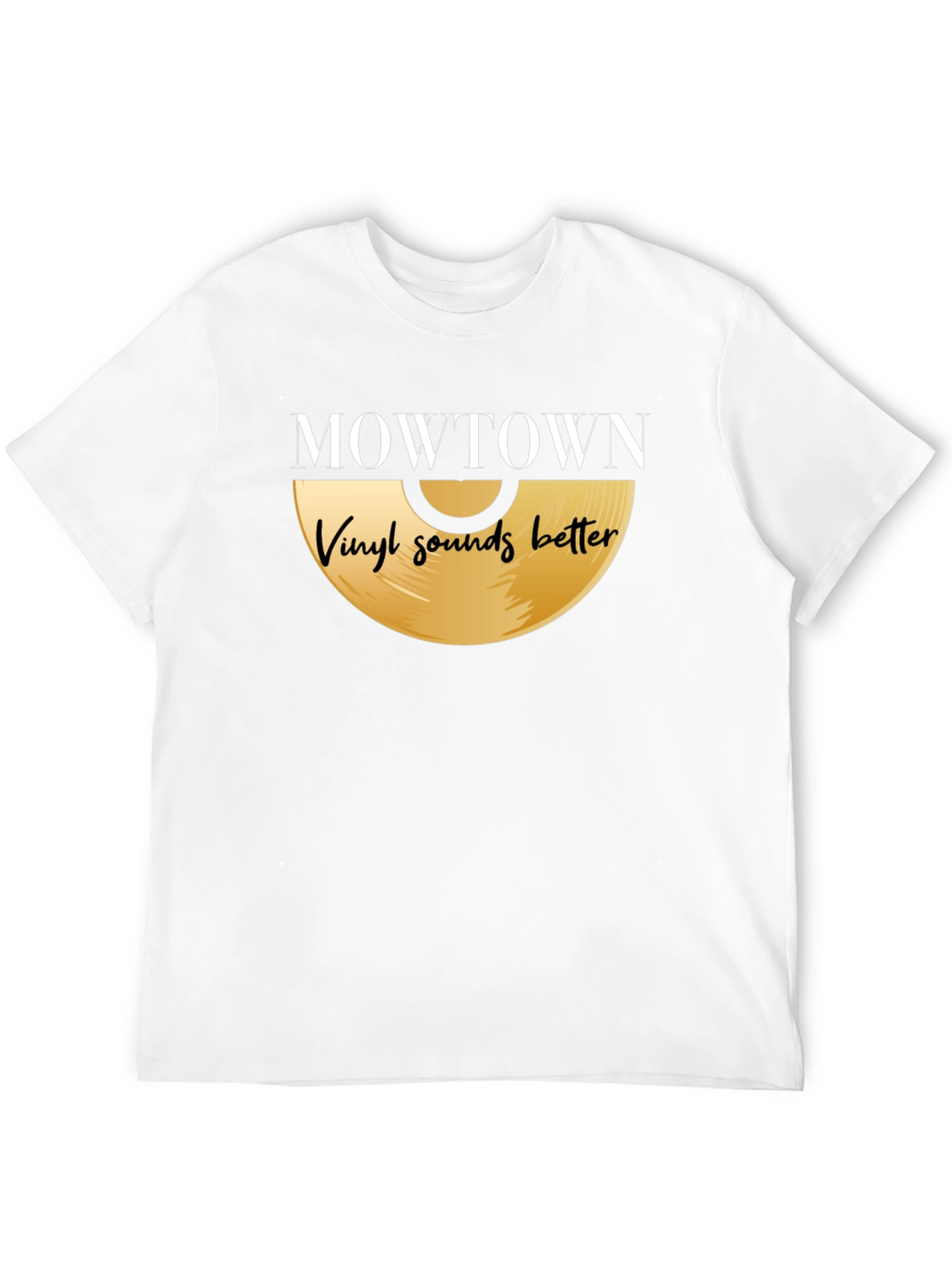 MOWTOWN Vinyl Sounds Better Black T-Shirt