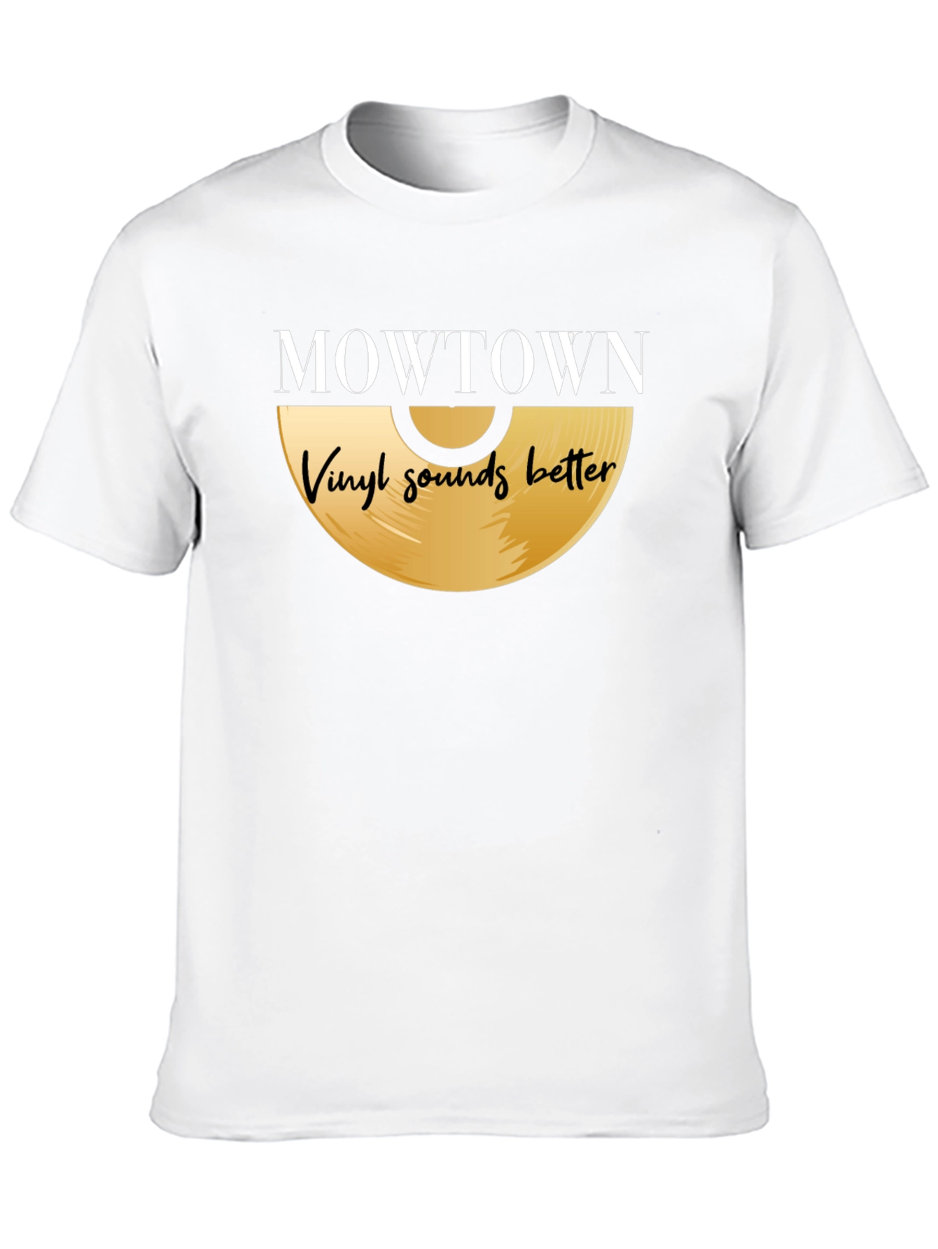MOWTOWN Vinyl Sounds Better Black T-Shirt