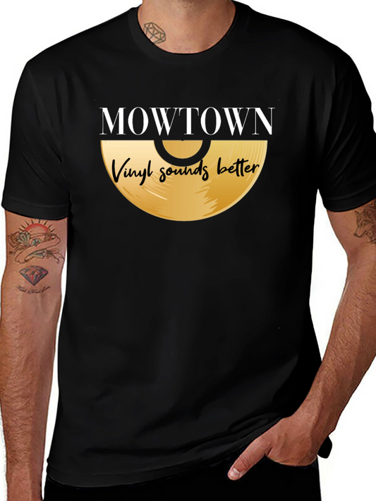 MOWTOWN Vinyl Sounds Better Black T-Shirt