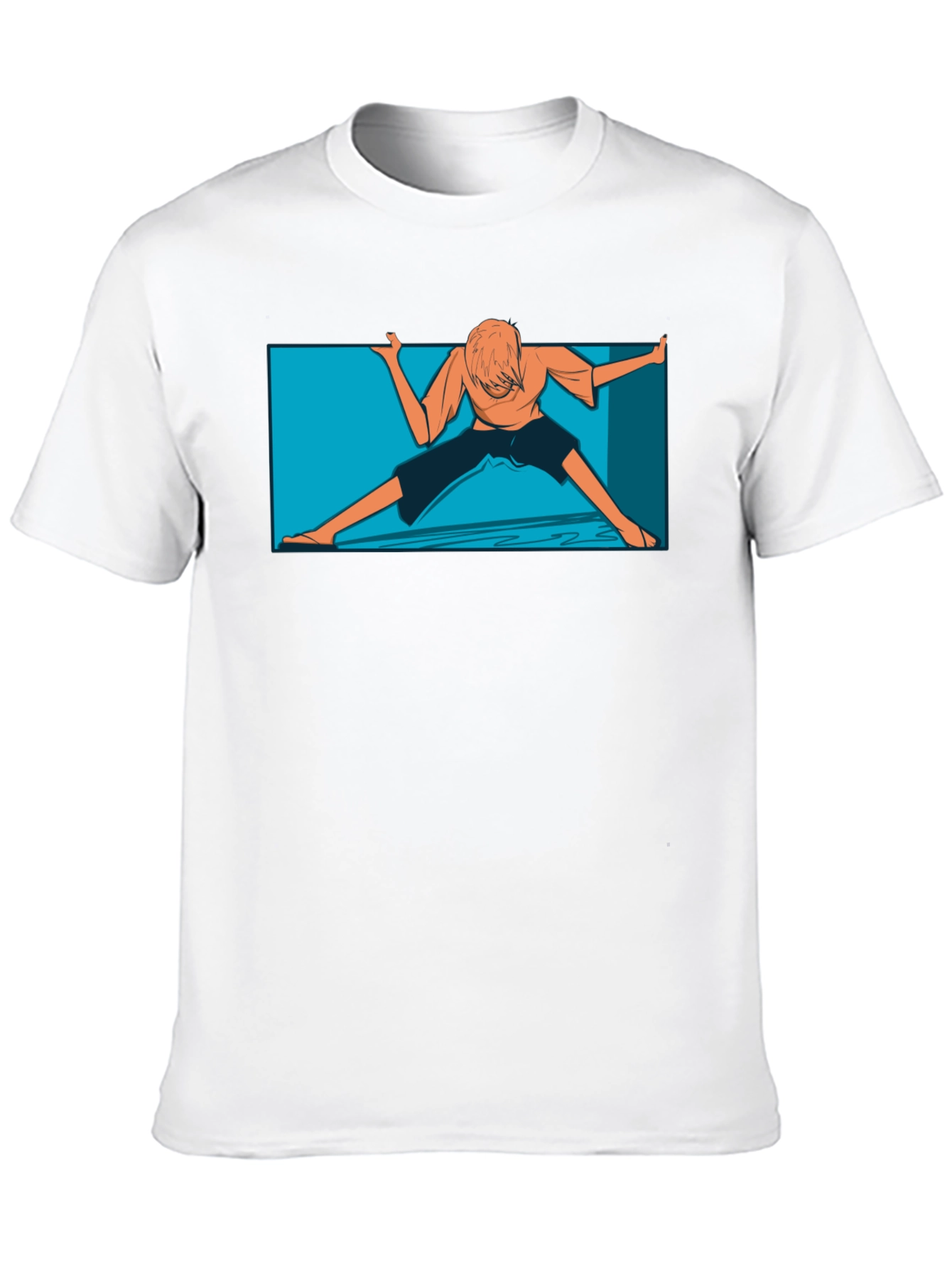 Unique Anime Graphic Black T-Shirt