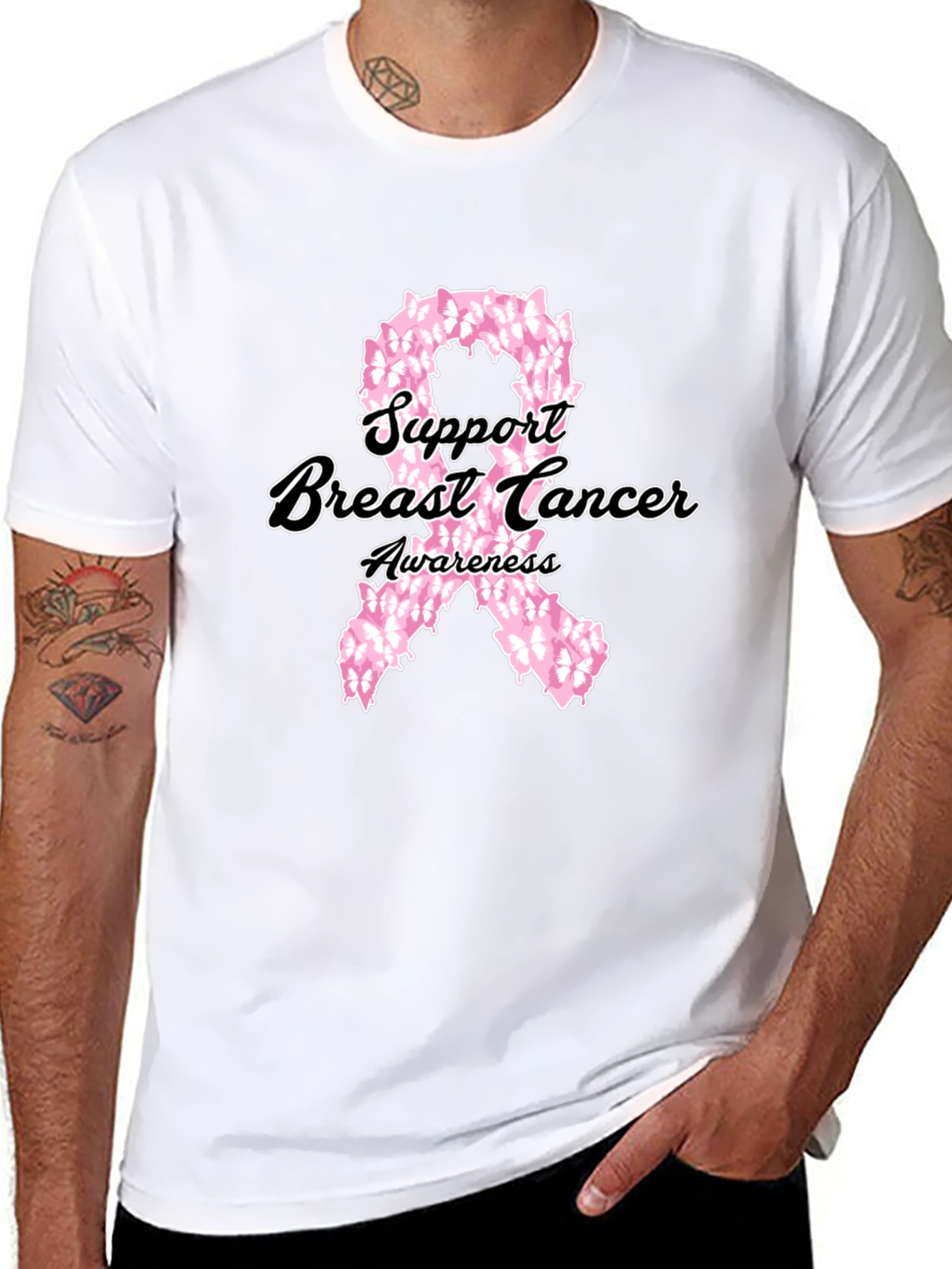 Support Breast Cancer Awareness T-Shirt
