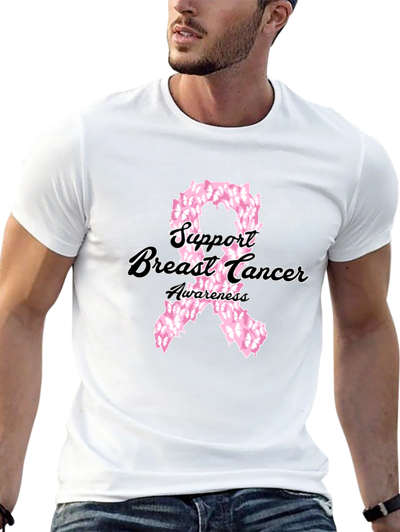 Support Breast Cancer Awareness T-Shirt