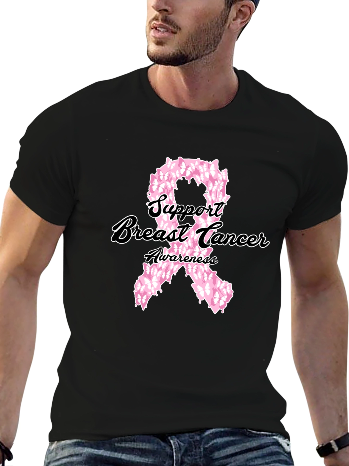 Support Breast Cancer Awareness T-Shirt