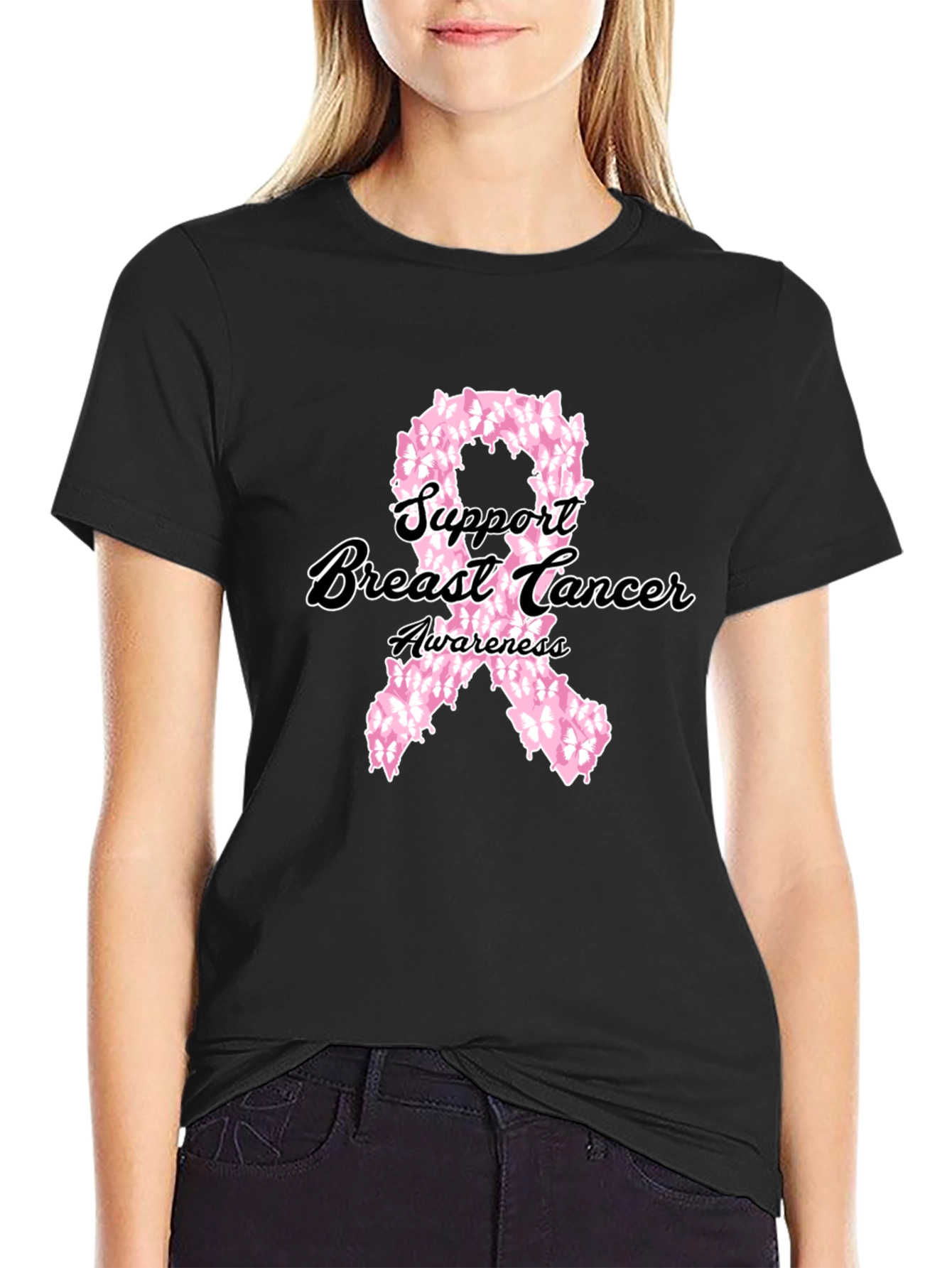 Support Breast Cancer Awareness T-Shirt