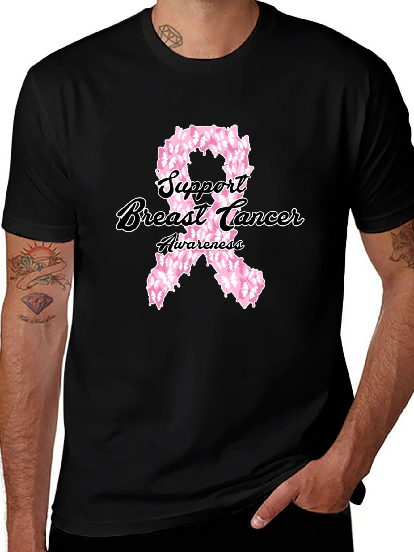 Support Breast Cancer Awareness T-Shirt