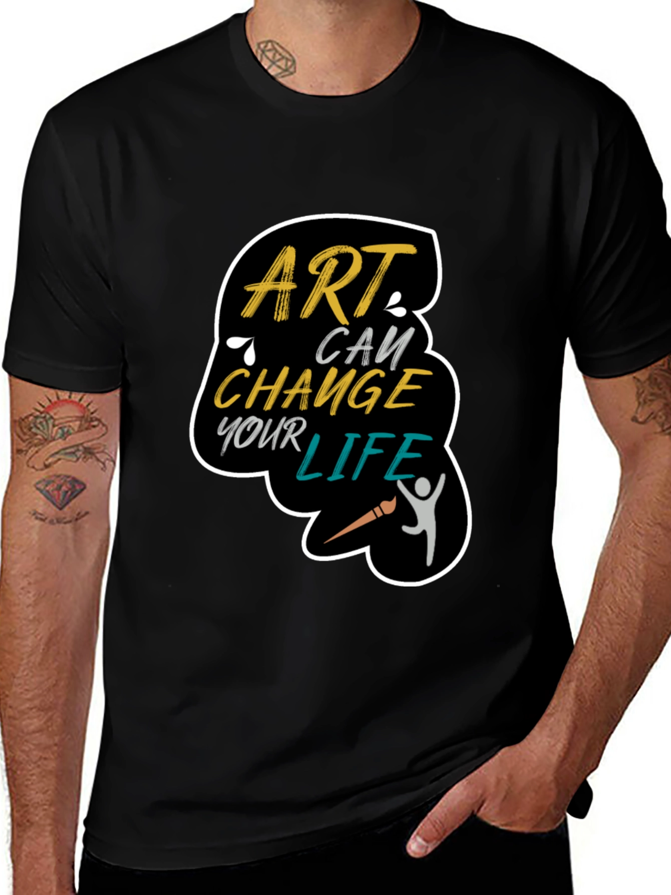 Art Can Change Your Life Graphic Tee