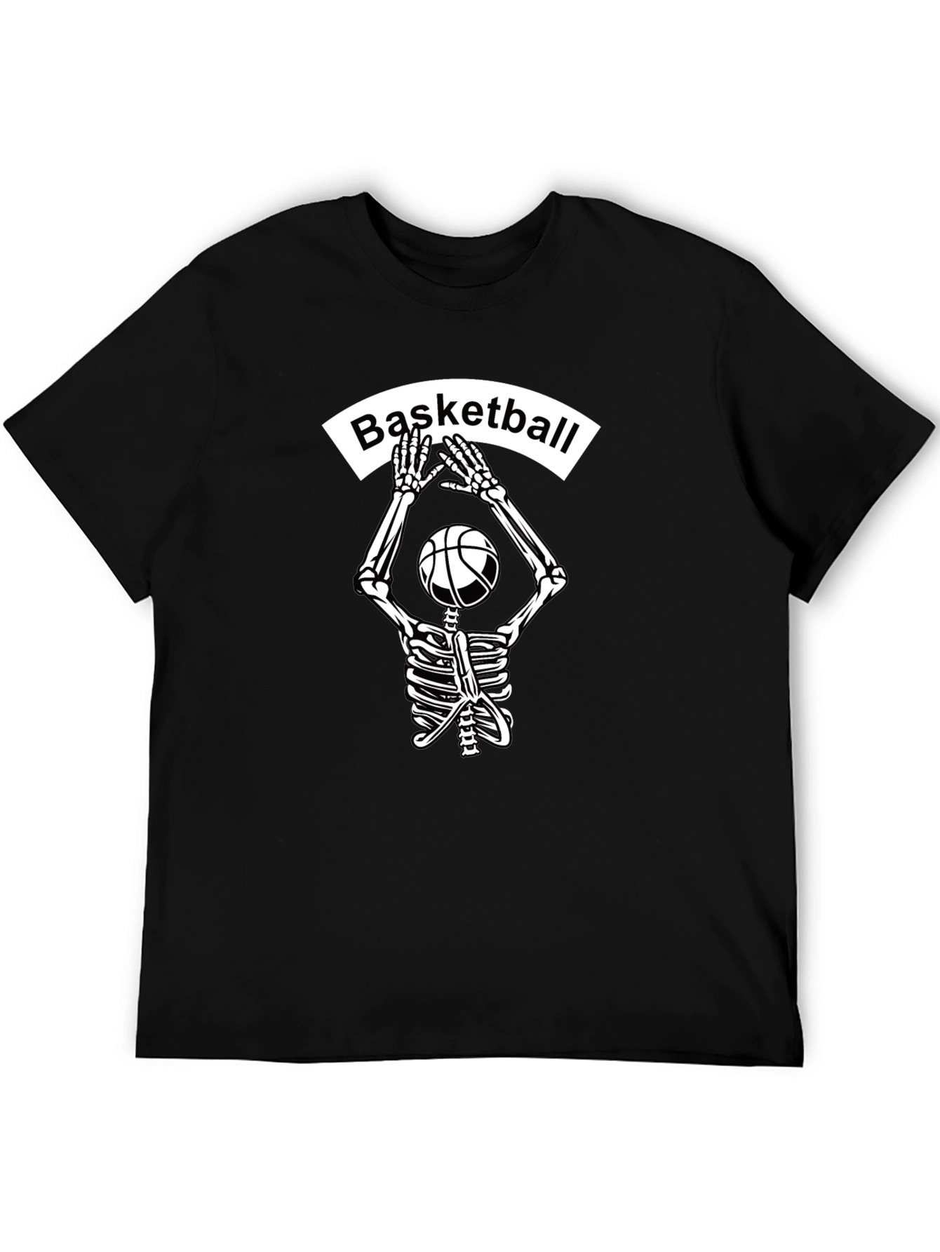 Skeleton Basketball T-Shirt