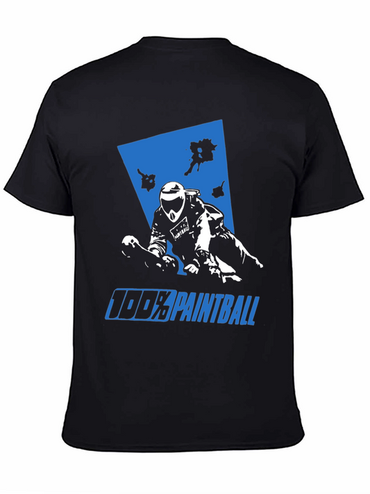 100% Paintball Graphic Tee - Black