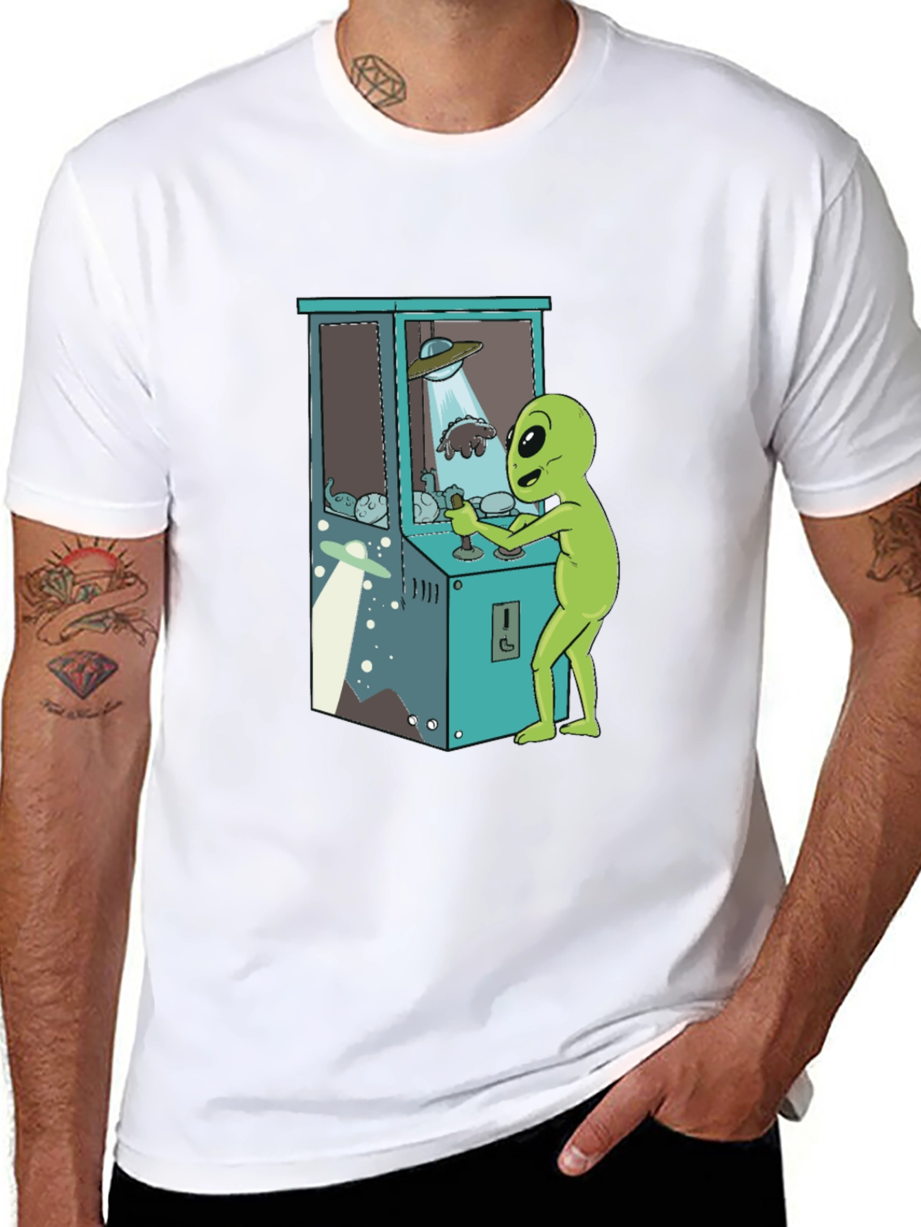 Alien Claw Machine T-Shirt
