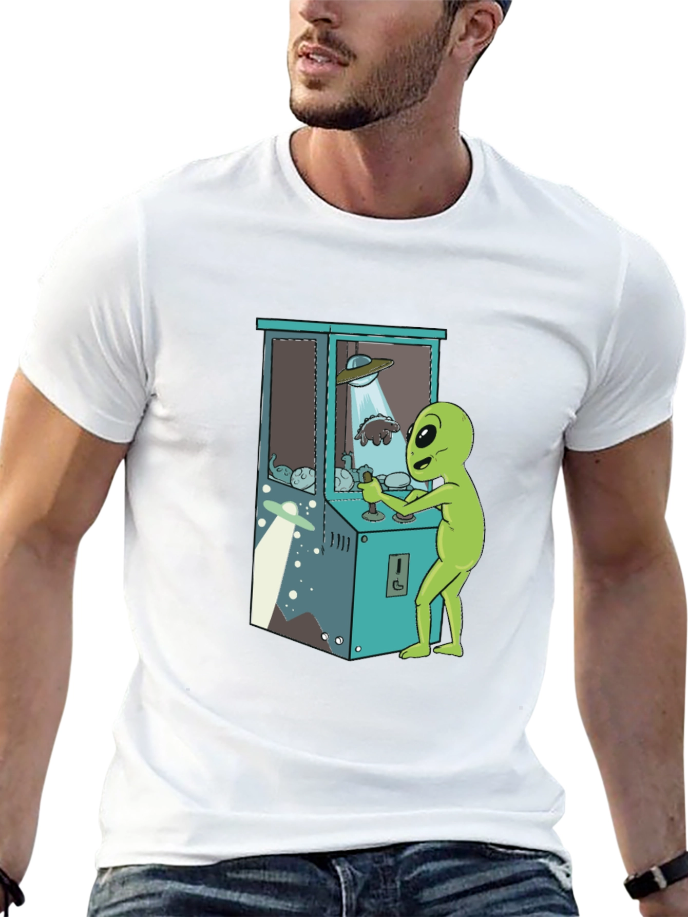Alien Claw Machine T-Shirt