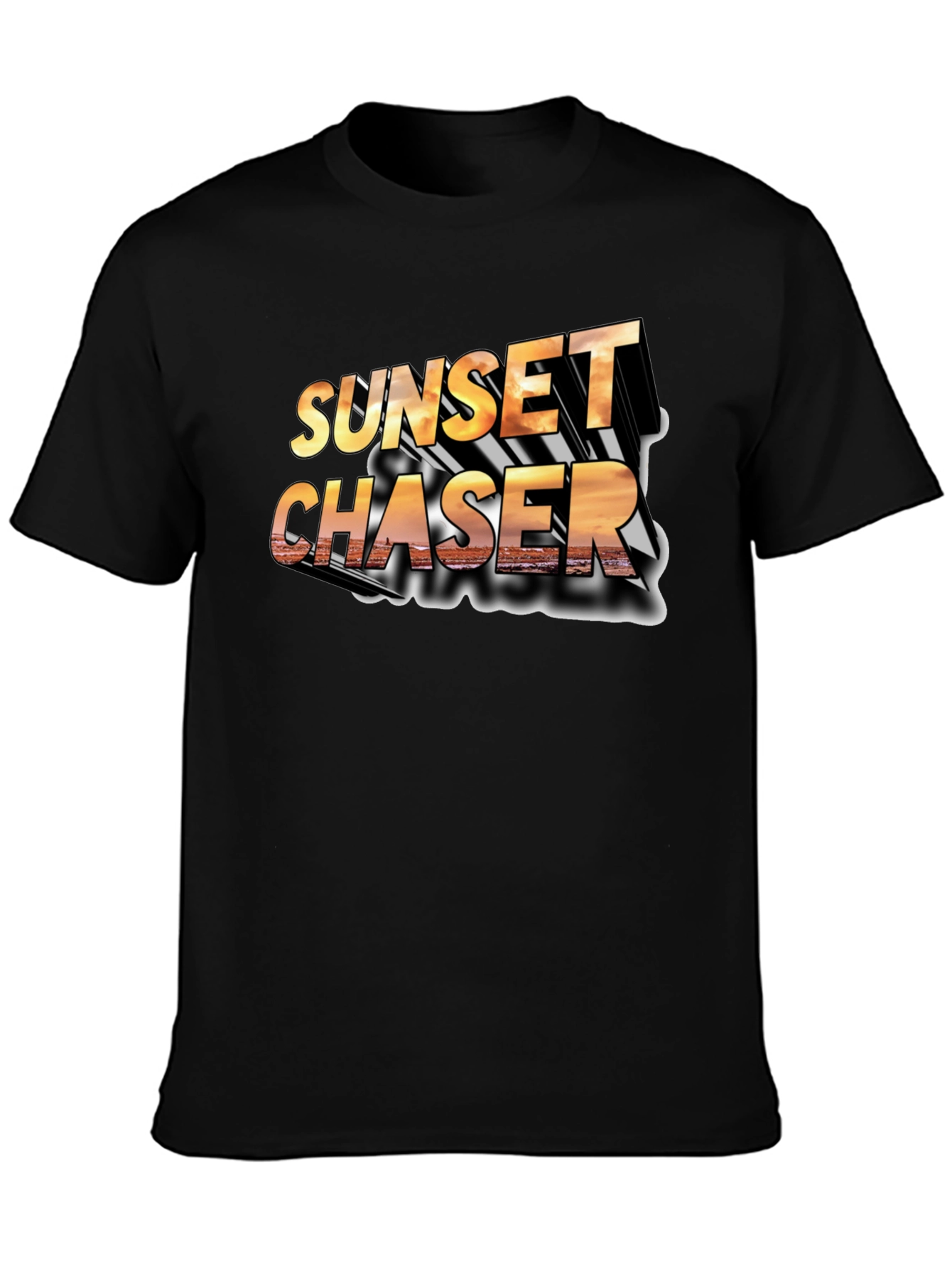 Sunset Chaser Black T-Shirt