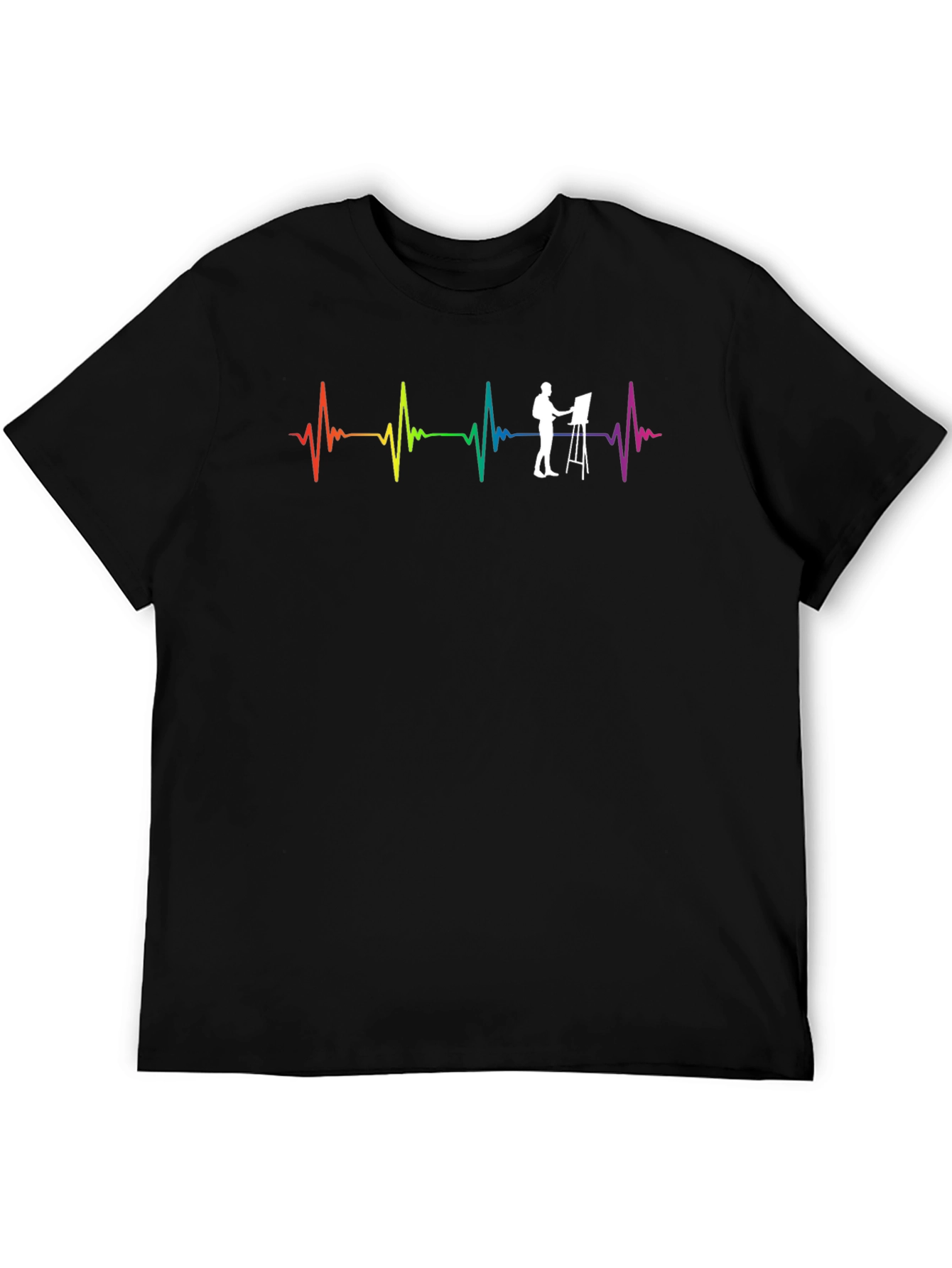 Artist Heartbeat T-Shirt - Painter Pulse Tee