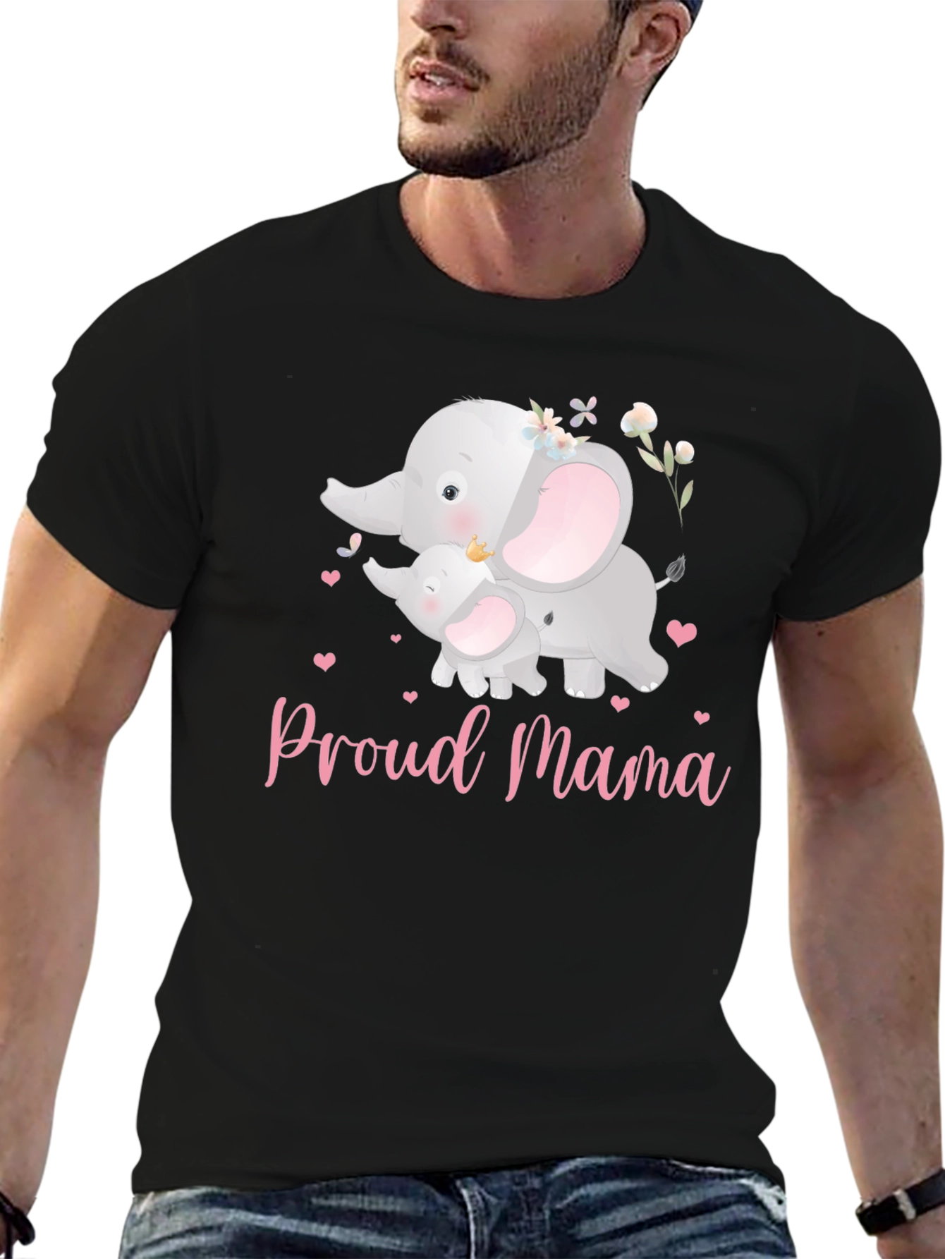 Proud Mama Elephant T-Shirt