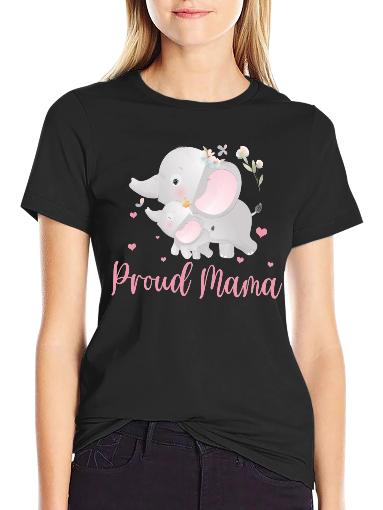 Proud Mama Elephant T-Shirt